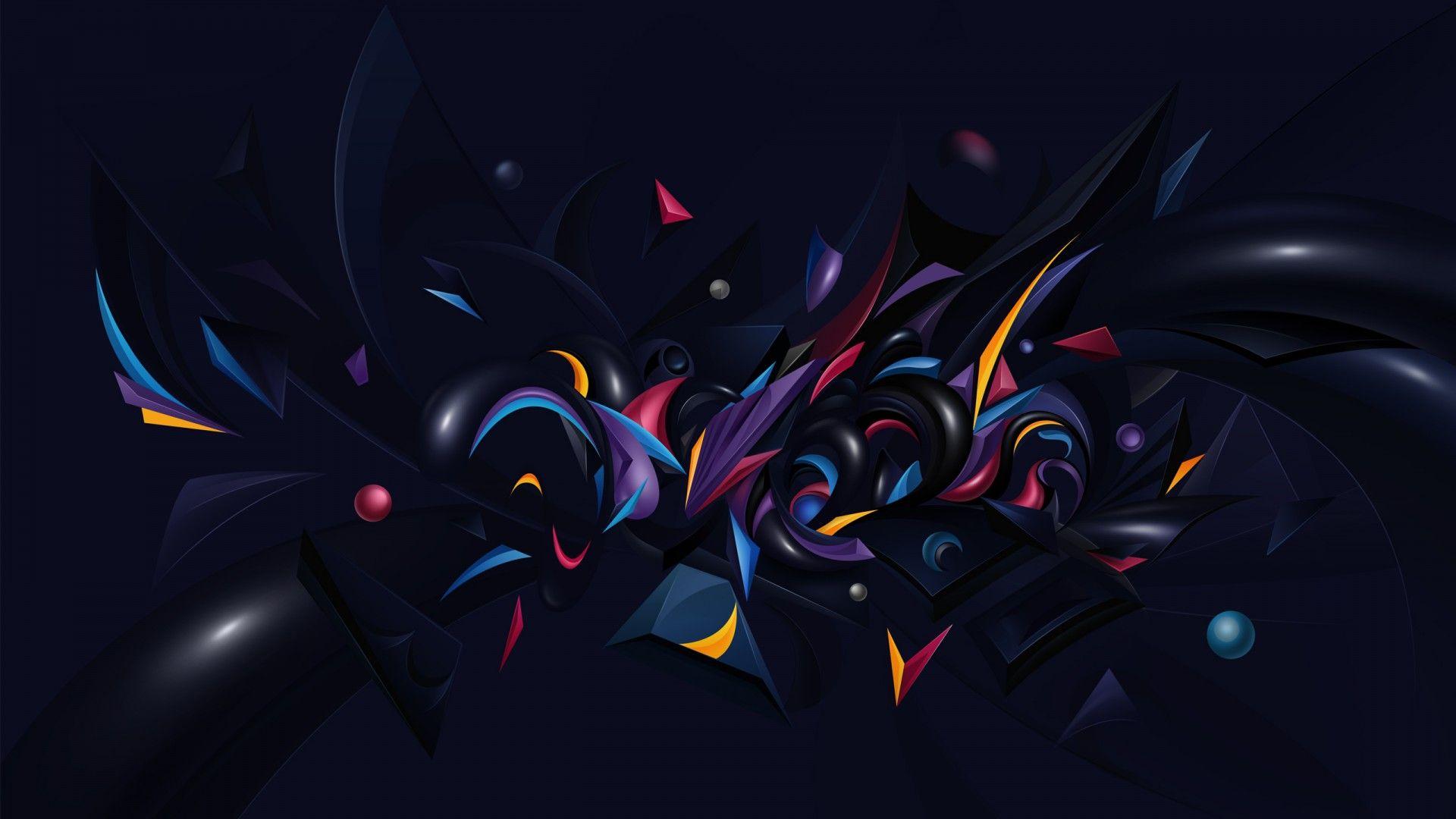Abstract Chaos Wallpaper
