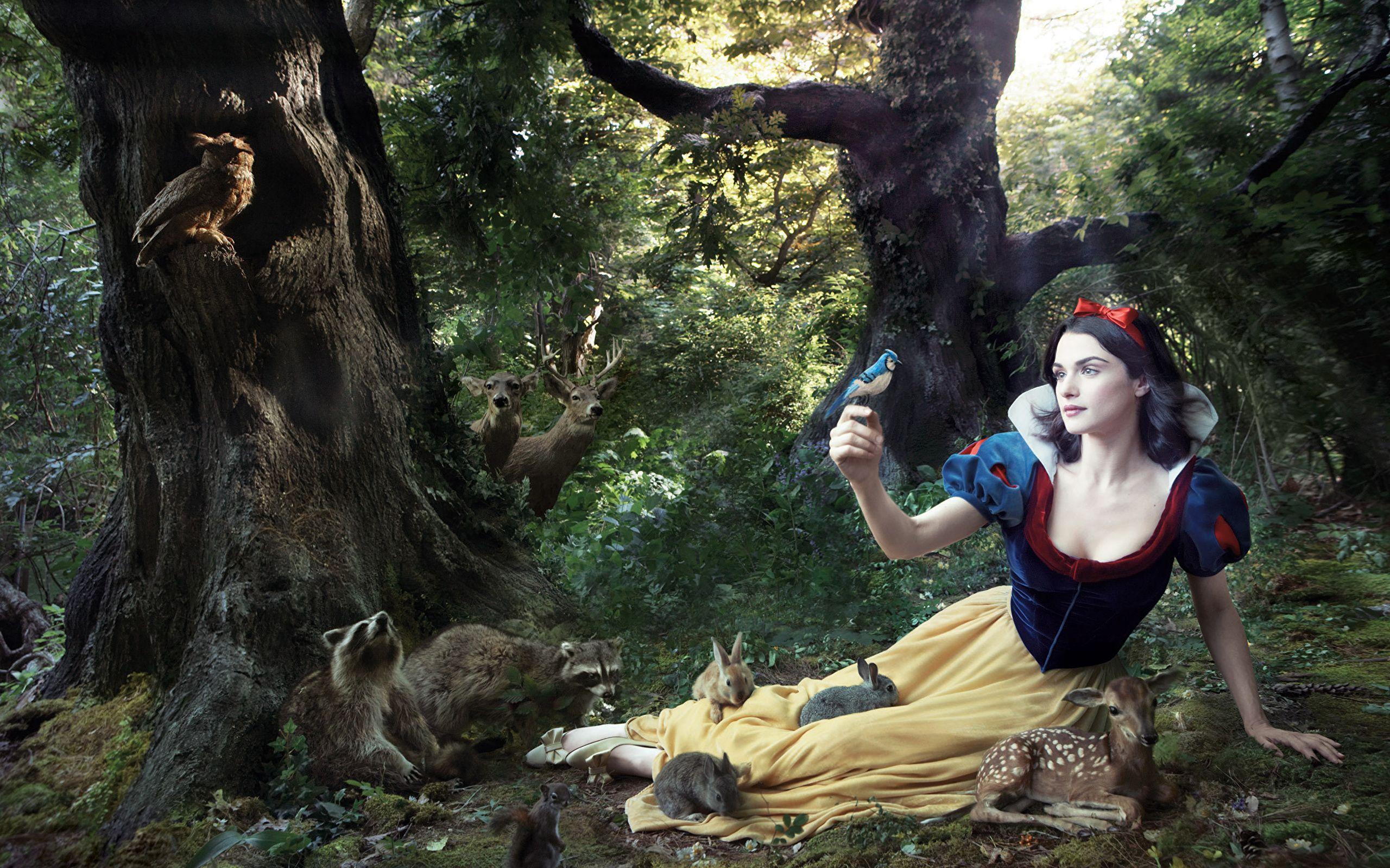 Image Rachel Weisz Snow White Girls Fantasy Forests 2560x1600