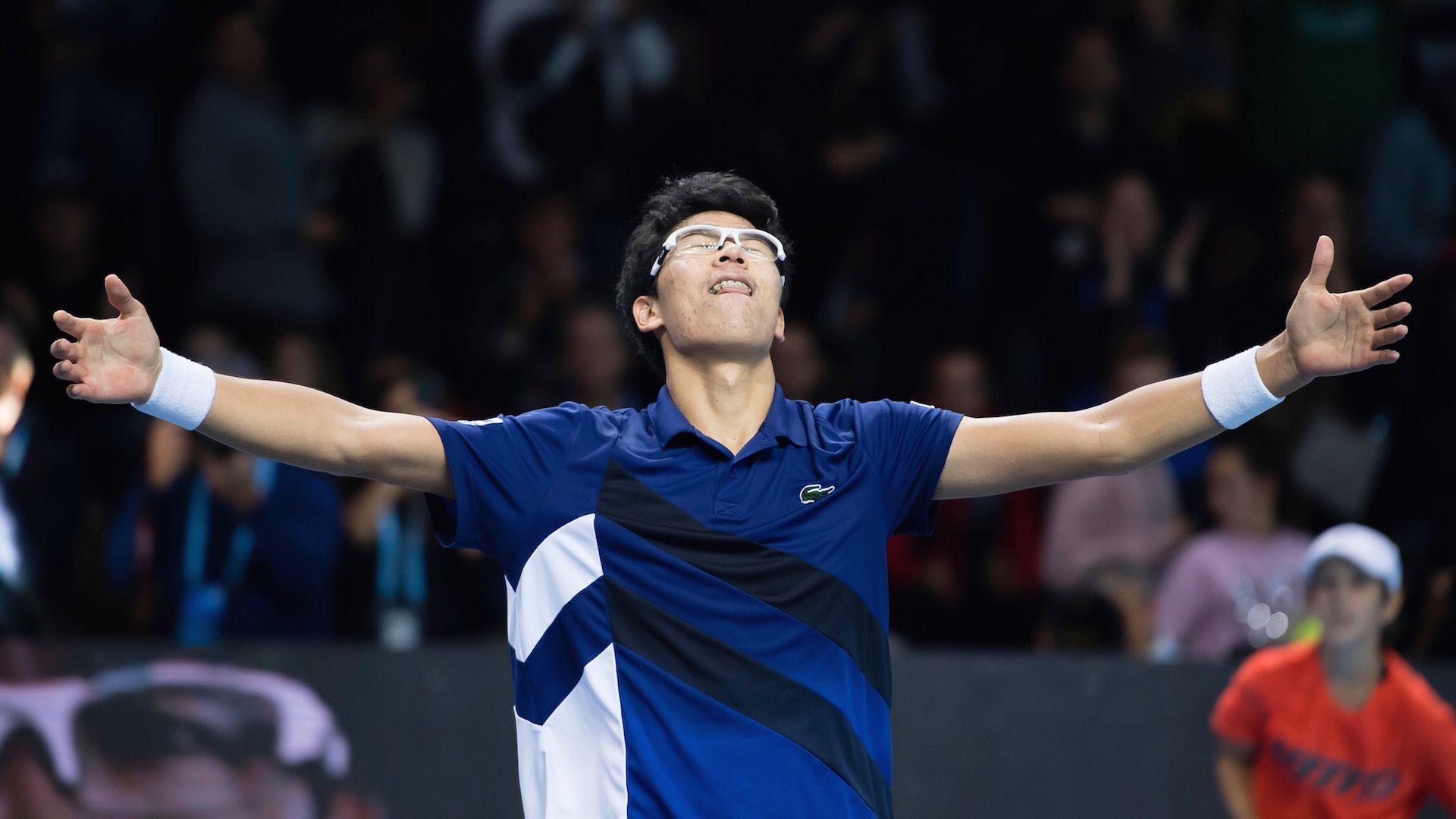 Hyeon Chung, first winner of the NextGen ATP Finals Cabos Open