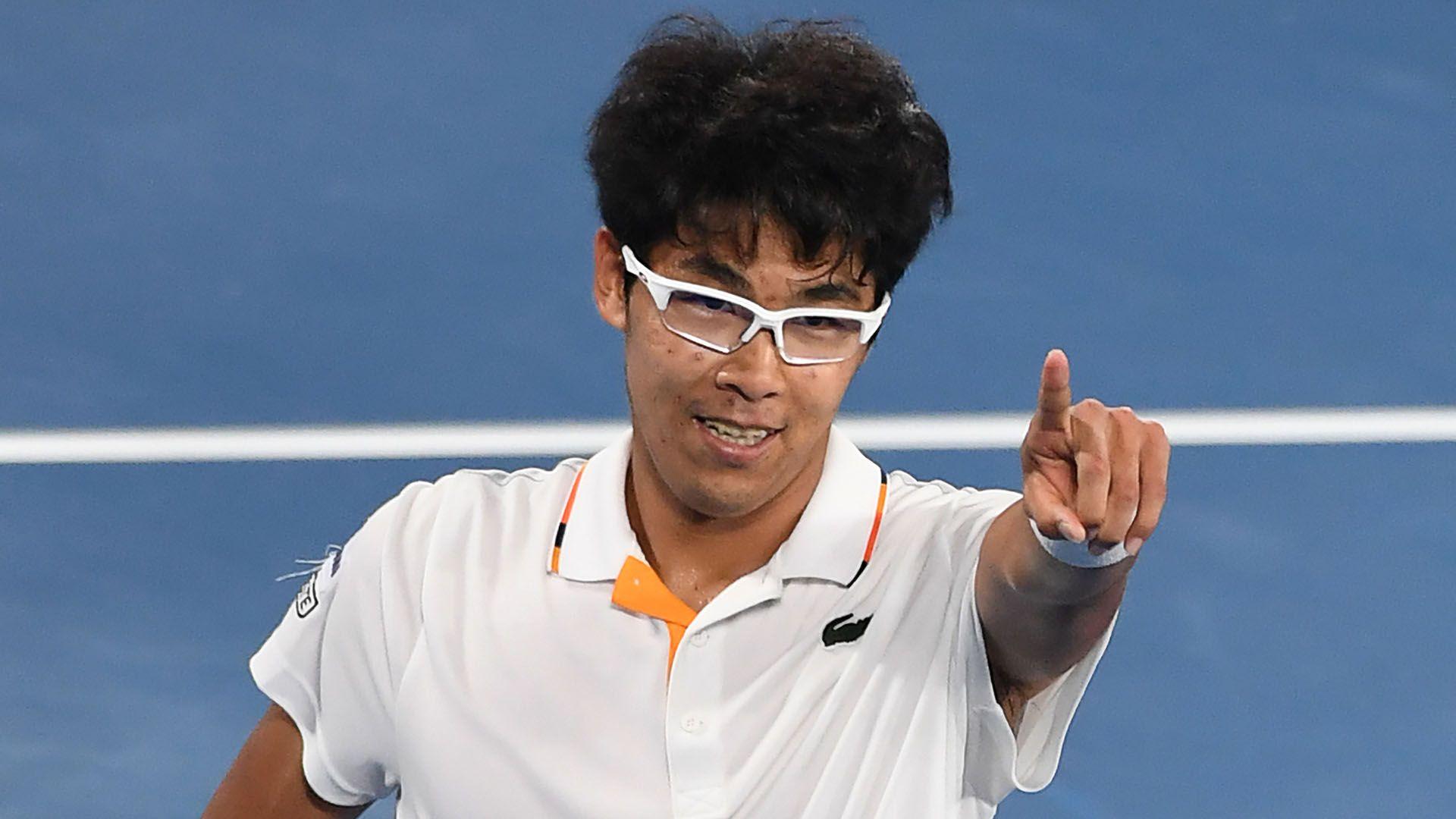 Hyeon Chung beats Novak Djokovic to set up Australian Open quarter