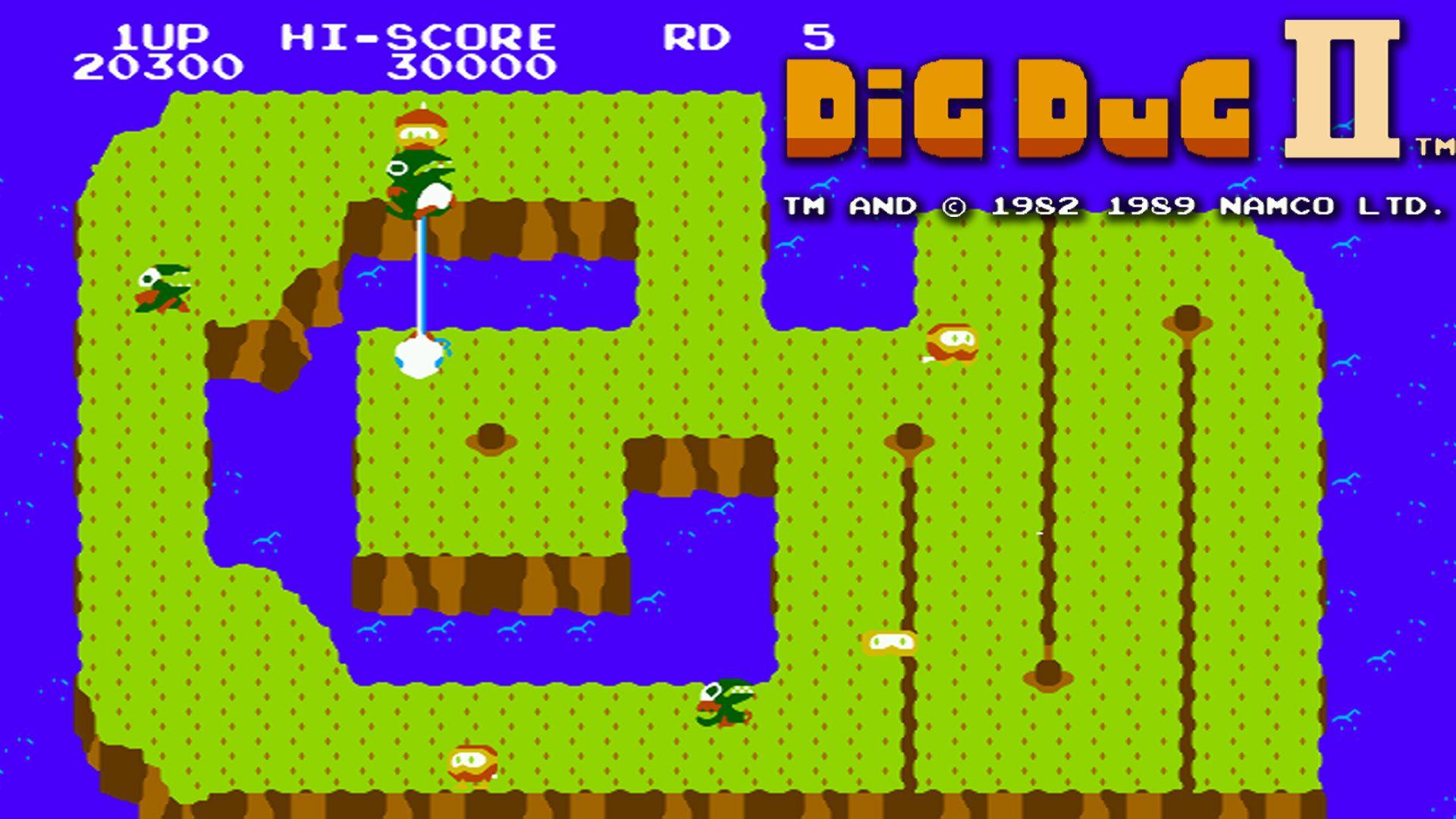 Dig Dug II: Trouble in Paradise HD Wallpaper. Background