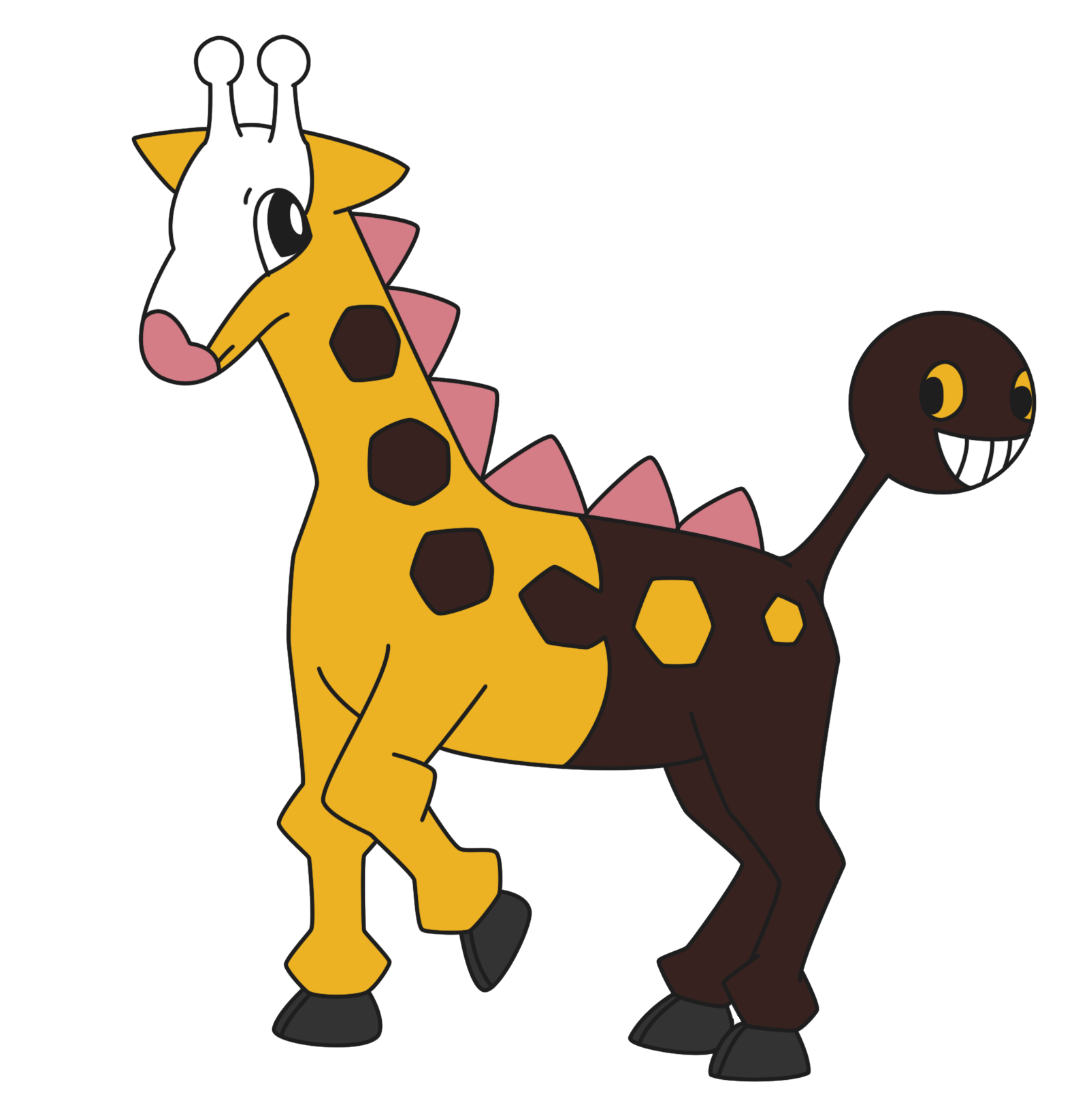 203: Girafarig. POKEMON. Pokémon, Anime and Manga