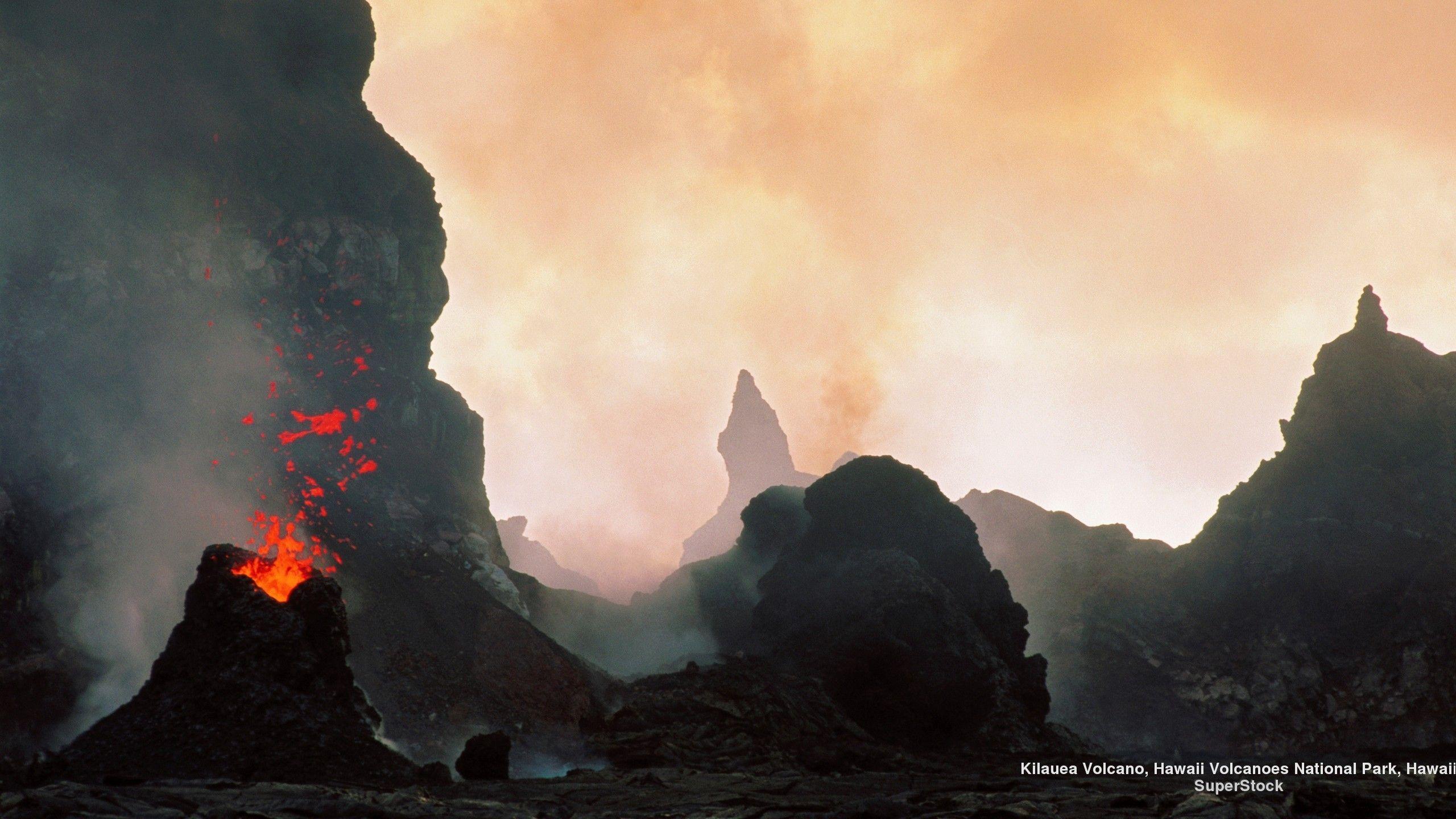 Other: Kilauea Volcano National Park Hawaii Tropical HD Wallpaper