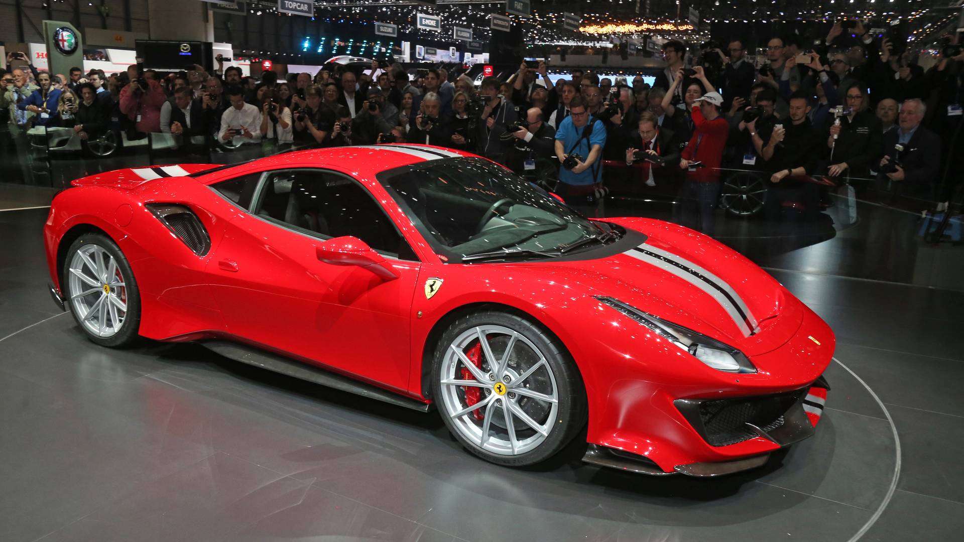 Ferrari 488 Pista makes public debut