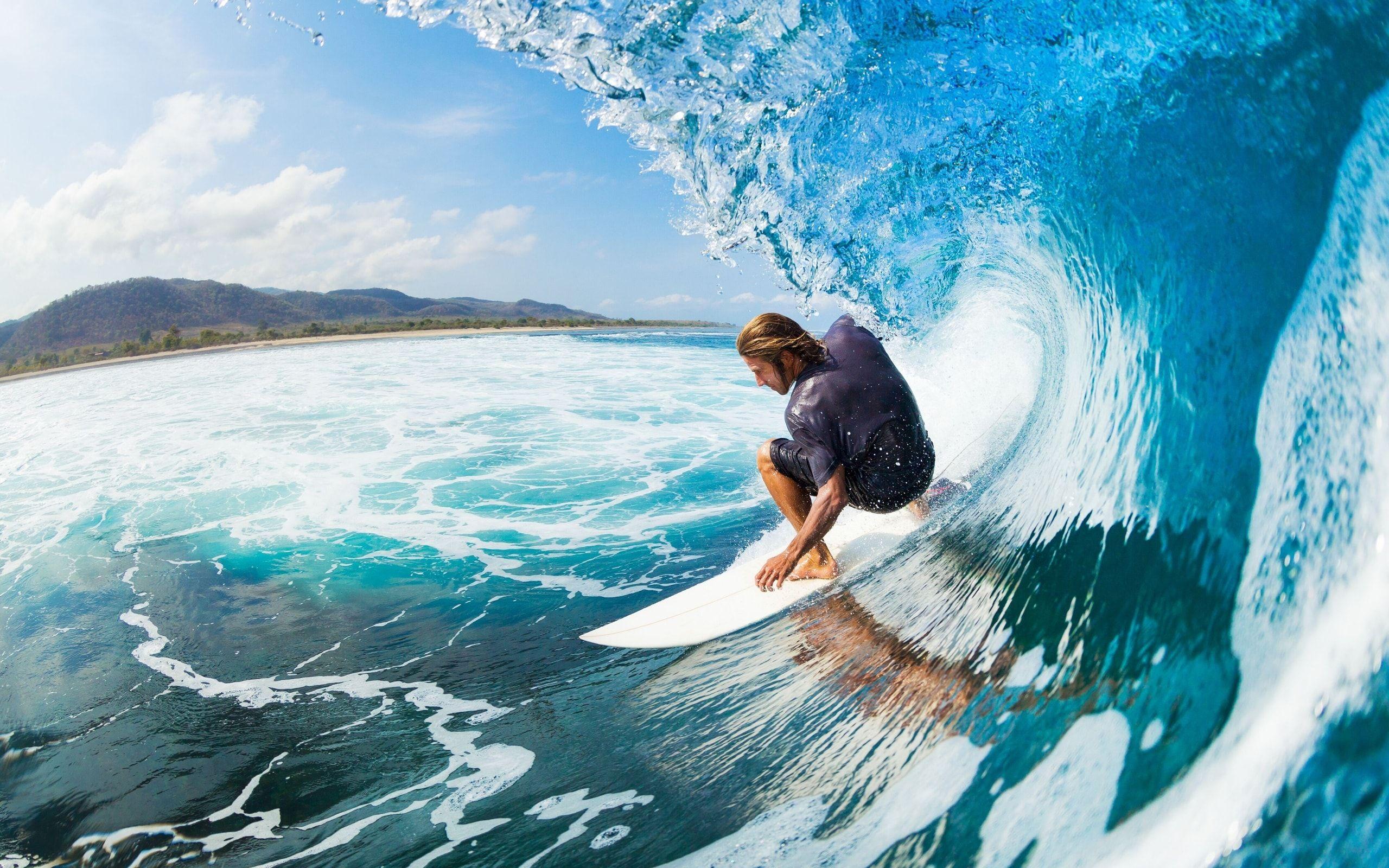 surfer wave adrenaline Wallpaper and Free
