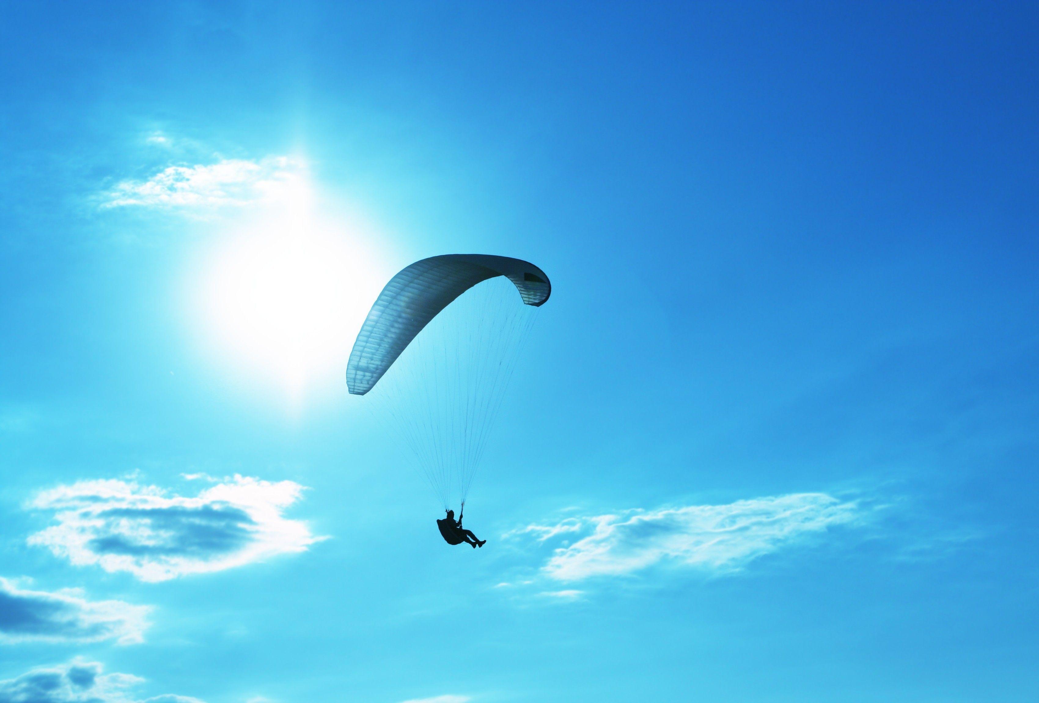 Skydiving Adrenaline Parachute 4k Wallpaper. UHD Background Image