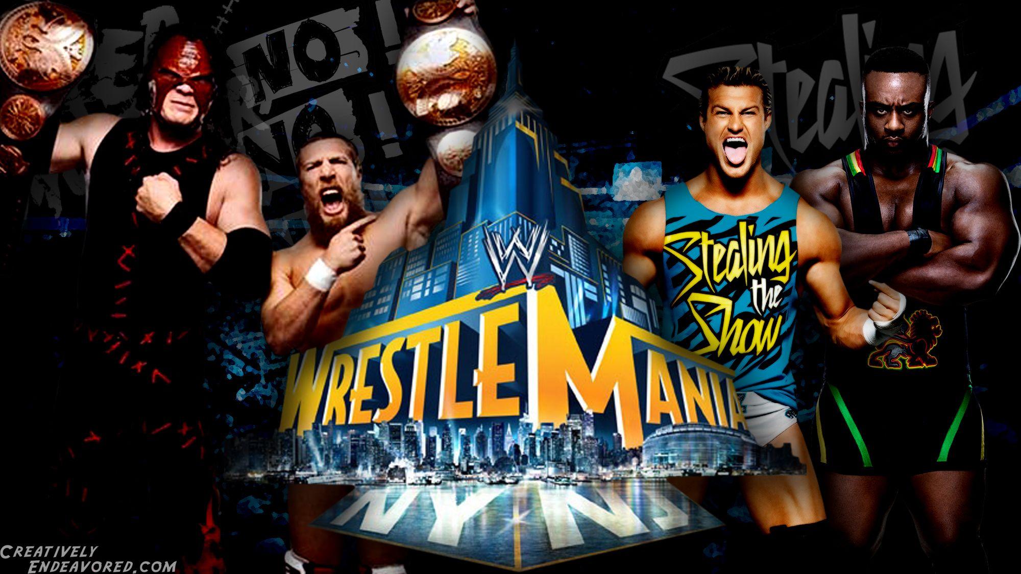 Weekend WrestleMania Wallpaper: Team Hell No vs Dolph Ziggler
