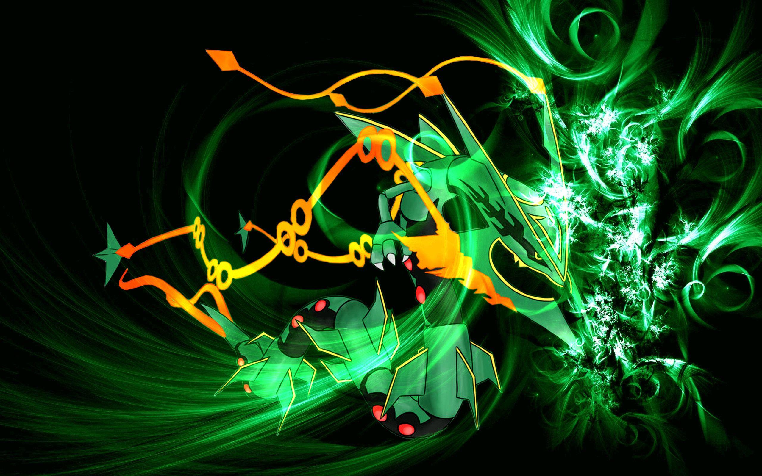 Shiny Mega Rayquaza Wallpaper