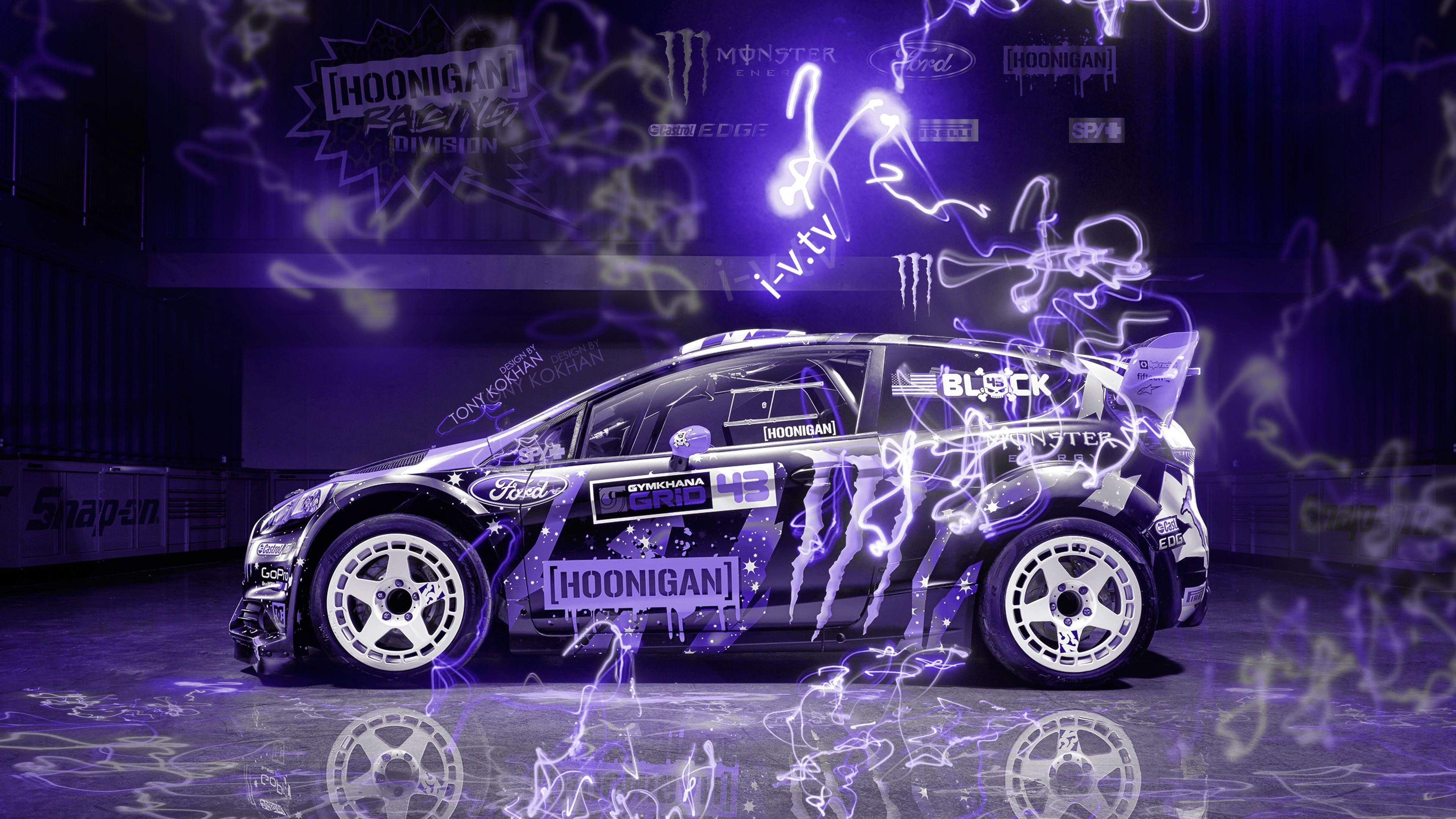 Ford Fiesta ST RX43 Super Energy Car 2015 Creative Wallpaper Cars