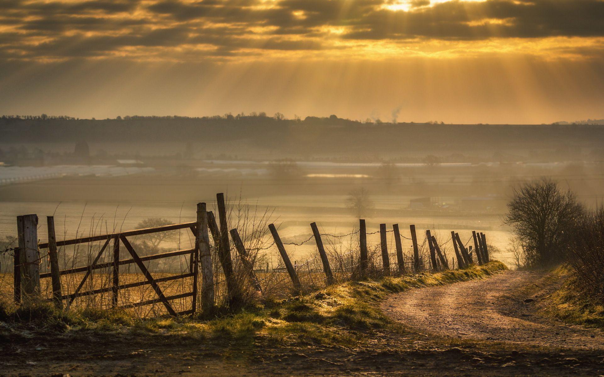 Rural Fence Wallpaper 44952 1920x1200 px
