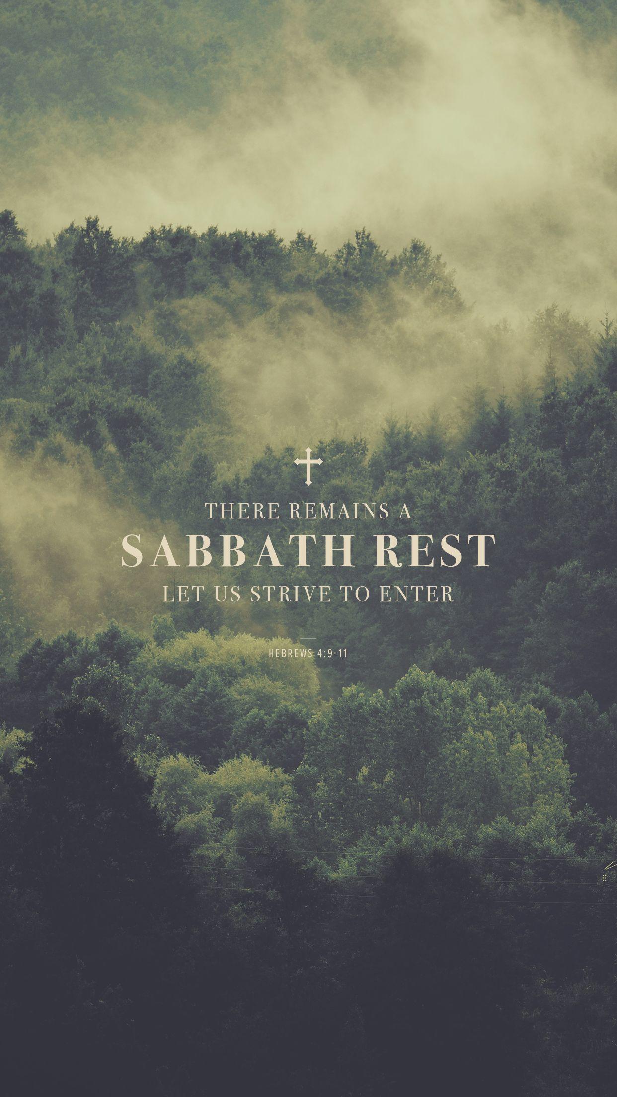 Wednesday Wallpaper: Enter the Sabbath Rest