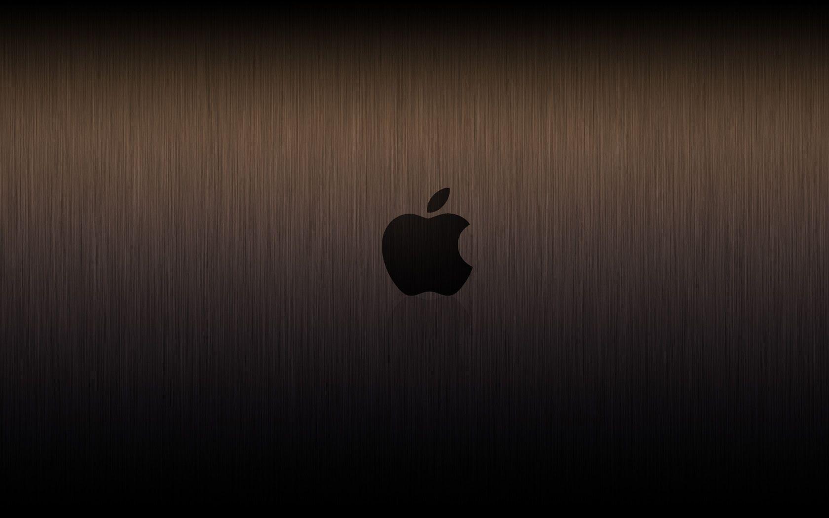 Brown Apple Logo Wallpaper For Mac Wallpaper