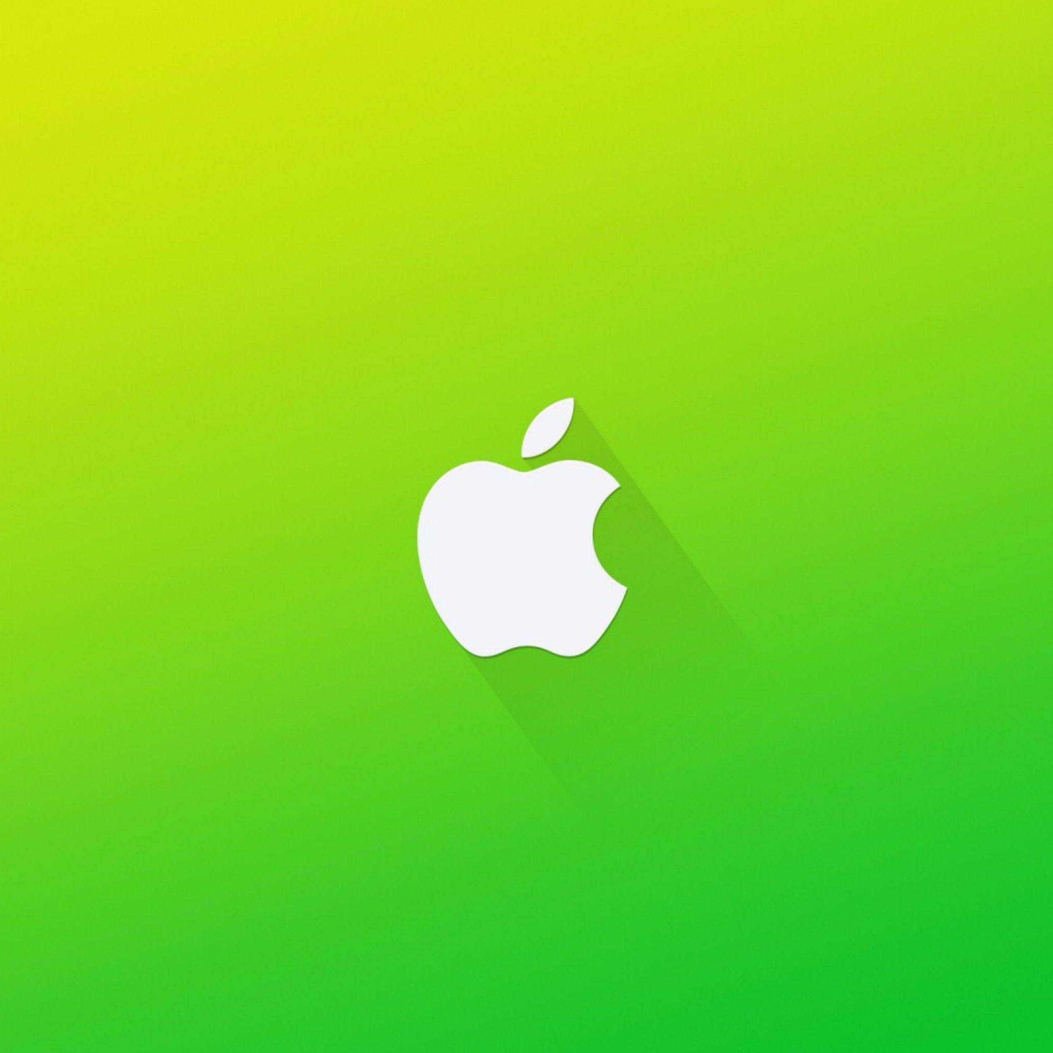 Green Apple Logo. iPad Pro & Others Wallpaper!