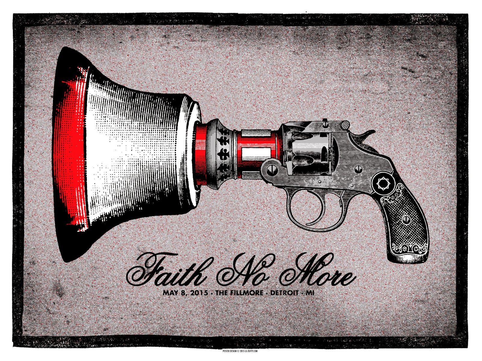 INSIDE THE ROCK POSTER FRAME BLOG: Faith No More Detroit Poster