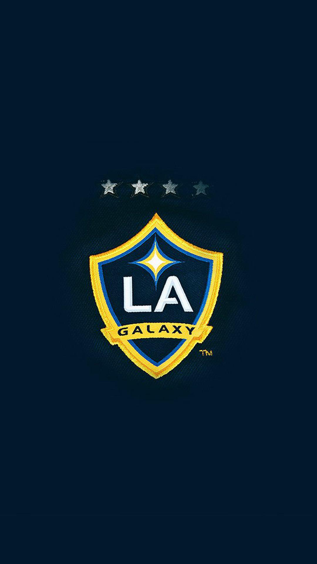 La Galaxy Logo Art Illust iPhone 8 Wallpaper. La galaxy, La