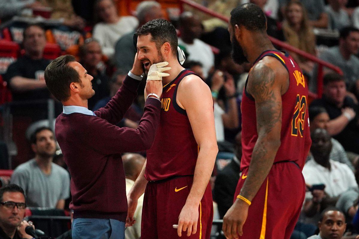 Kevin Love's injury might be a concussion, which would be terrible