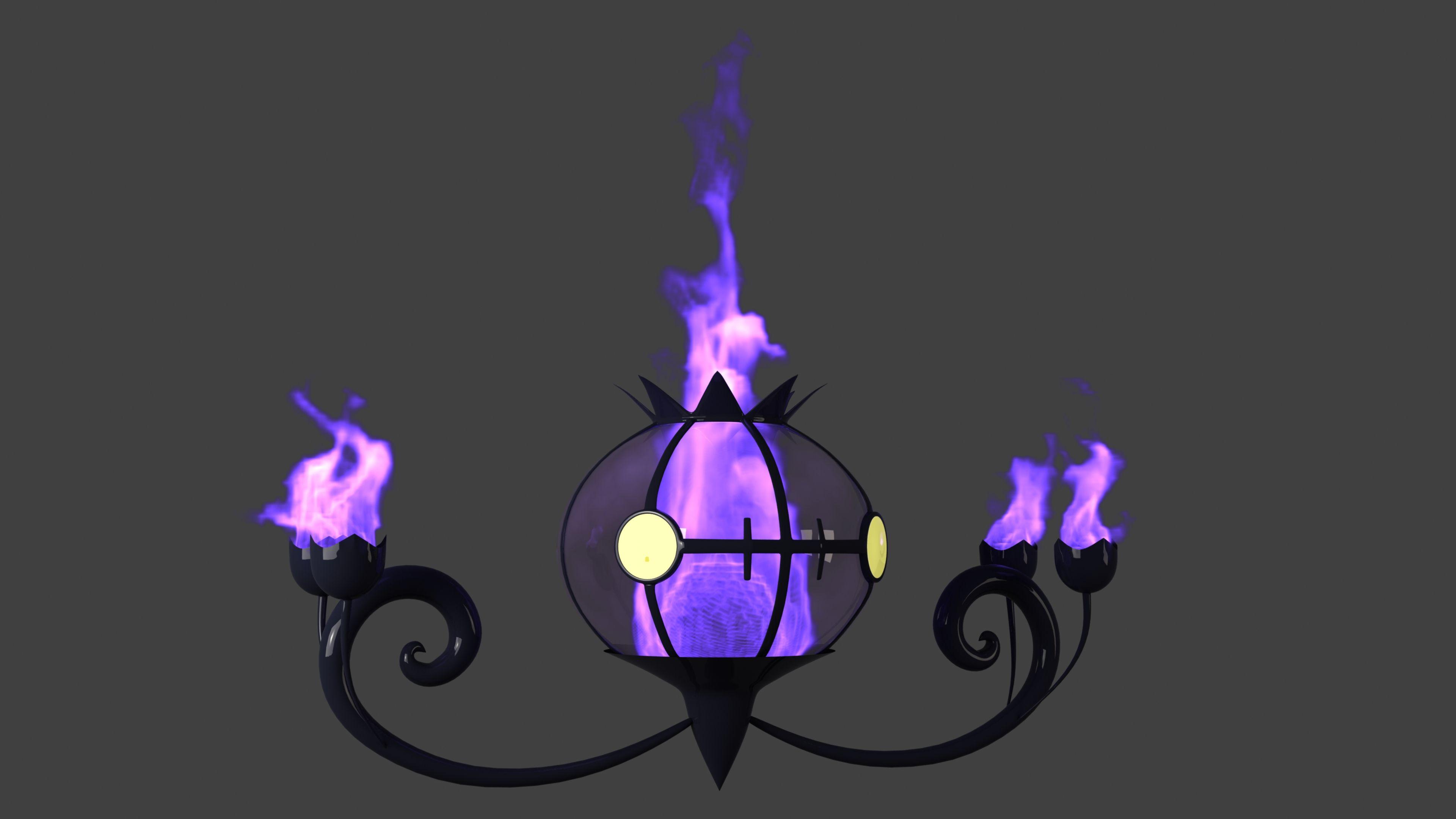 Chandelure Wallpaper Image Photo Picture Background