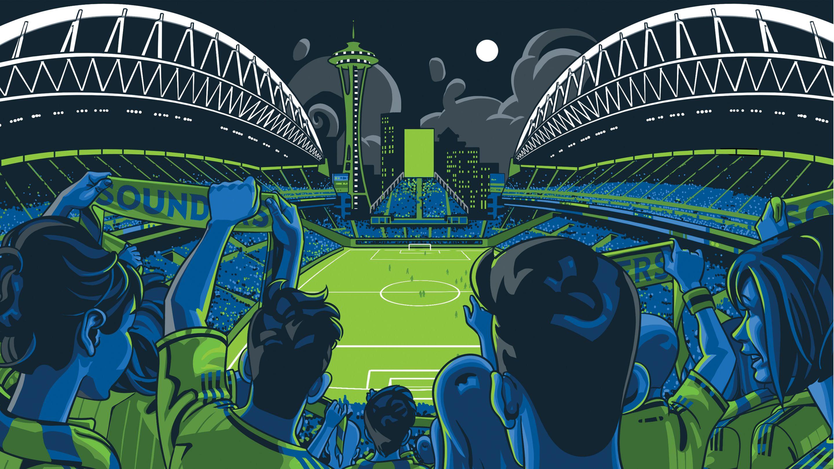 CenturyLink Field comes alive on custom Xbox One console. Seattle