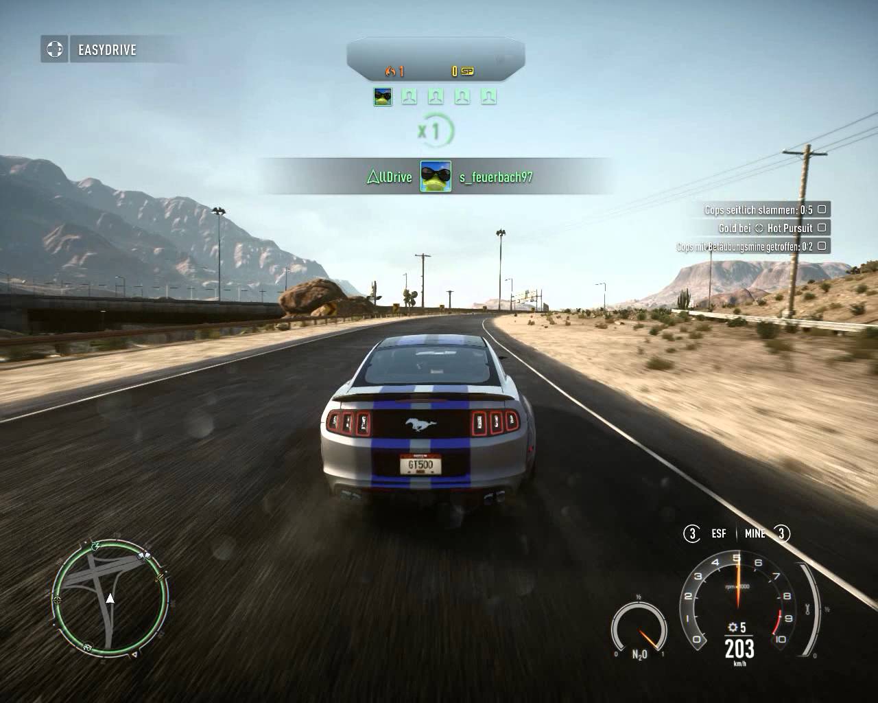Need for Speed Rivals with NFS Movie Car Ford Mustang GT500