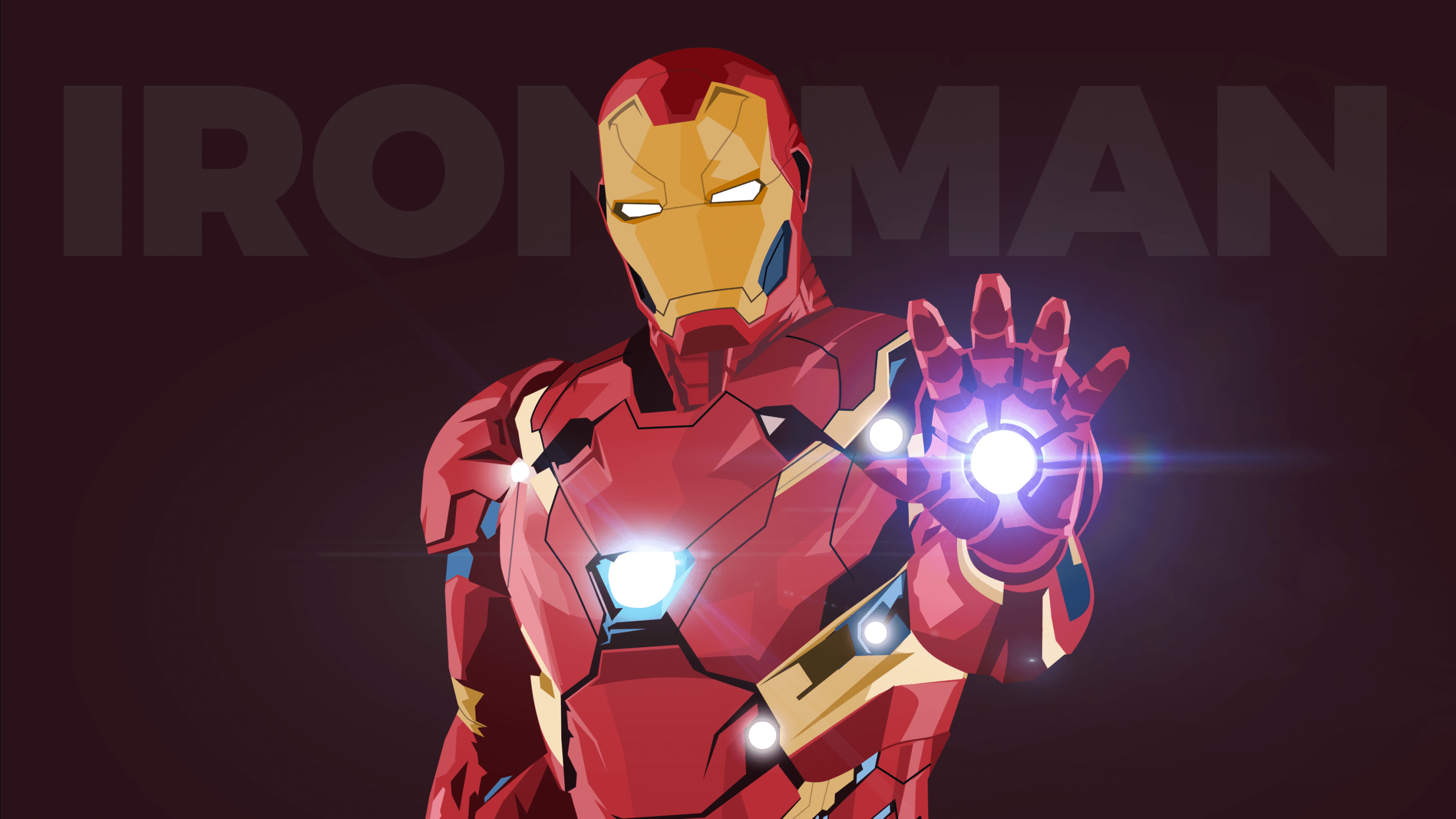 Wallpaper Iron Man, Minimal, HD, Movies