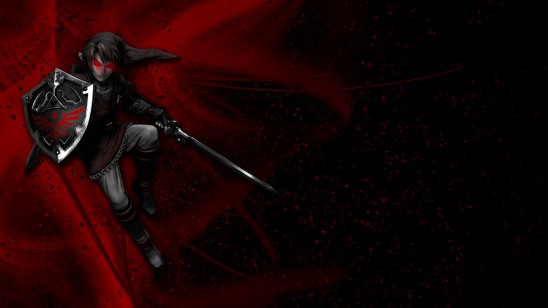 A new Dark Link wallpaper I created for my fellow LoZ fans
