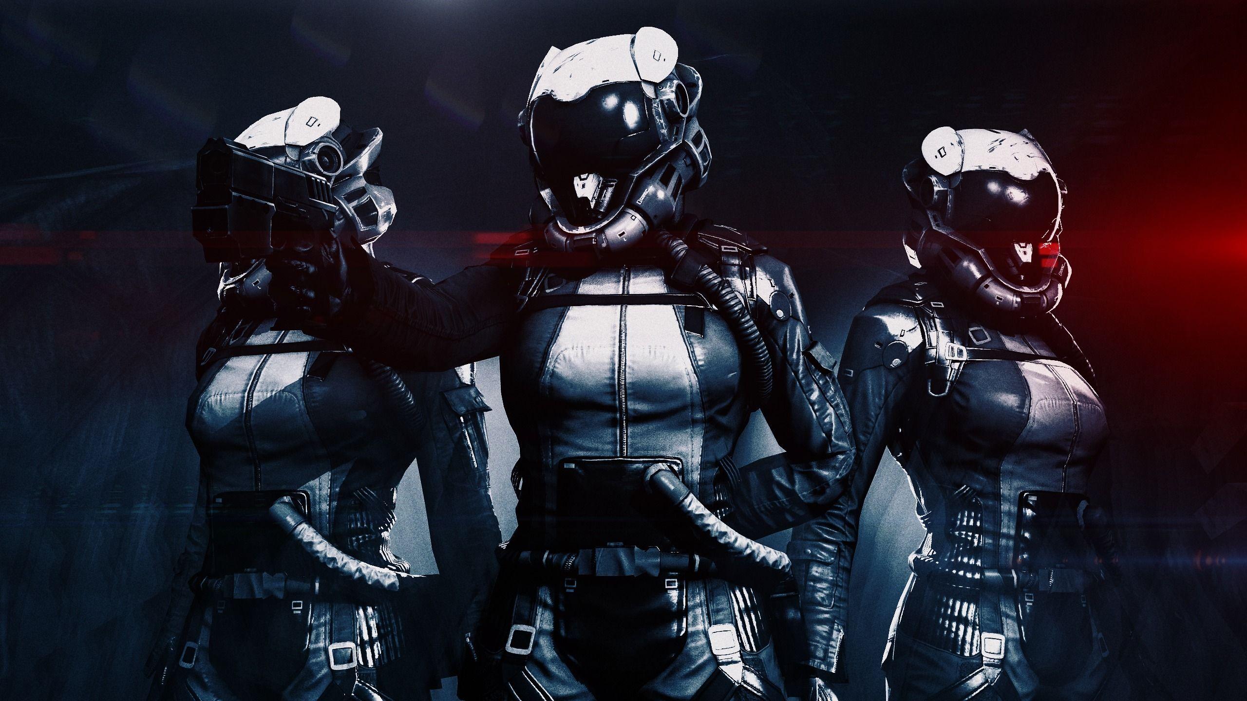 Astronaut Space Uniform Suit Mass Effect Sci Fi Wallpaper