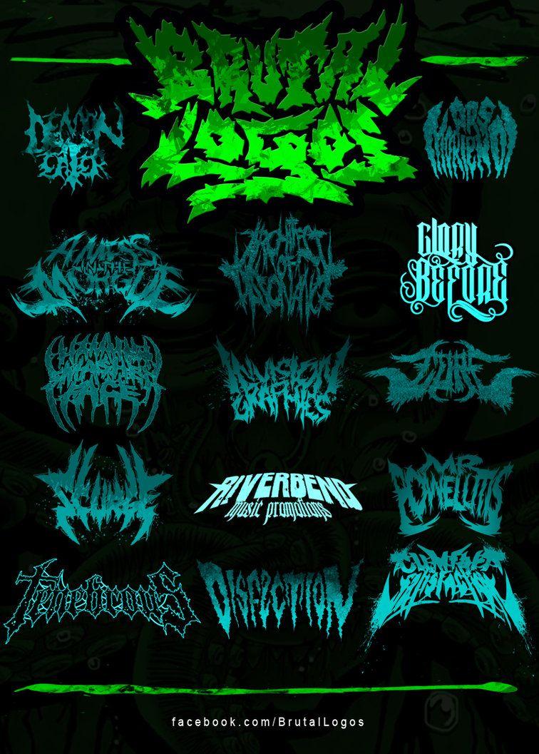 Brutal Logos wave 1 by PiTY91