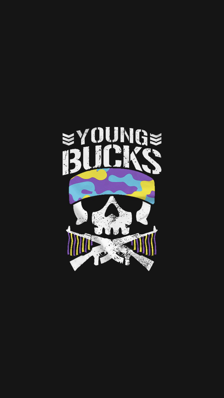 NJPW Wrestlers Logo Wallpaper