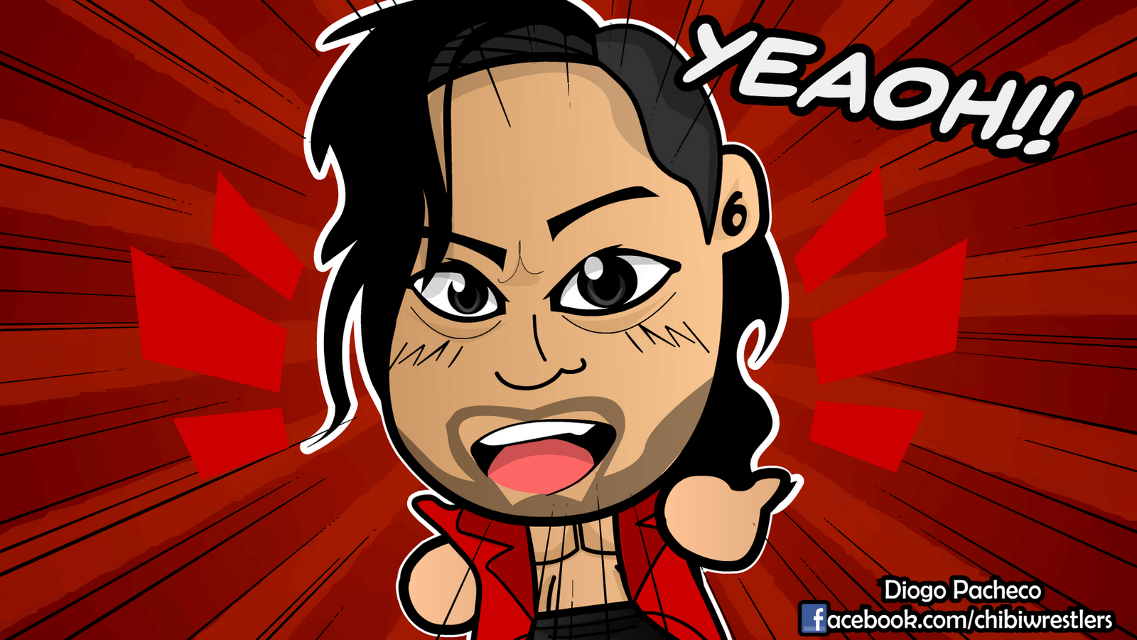 Hiroshi Tanahashi Chibi Wallpaper