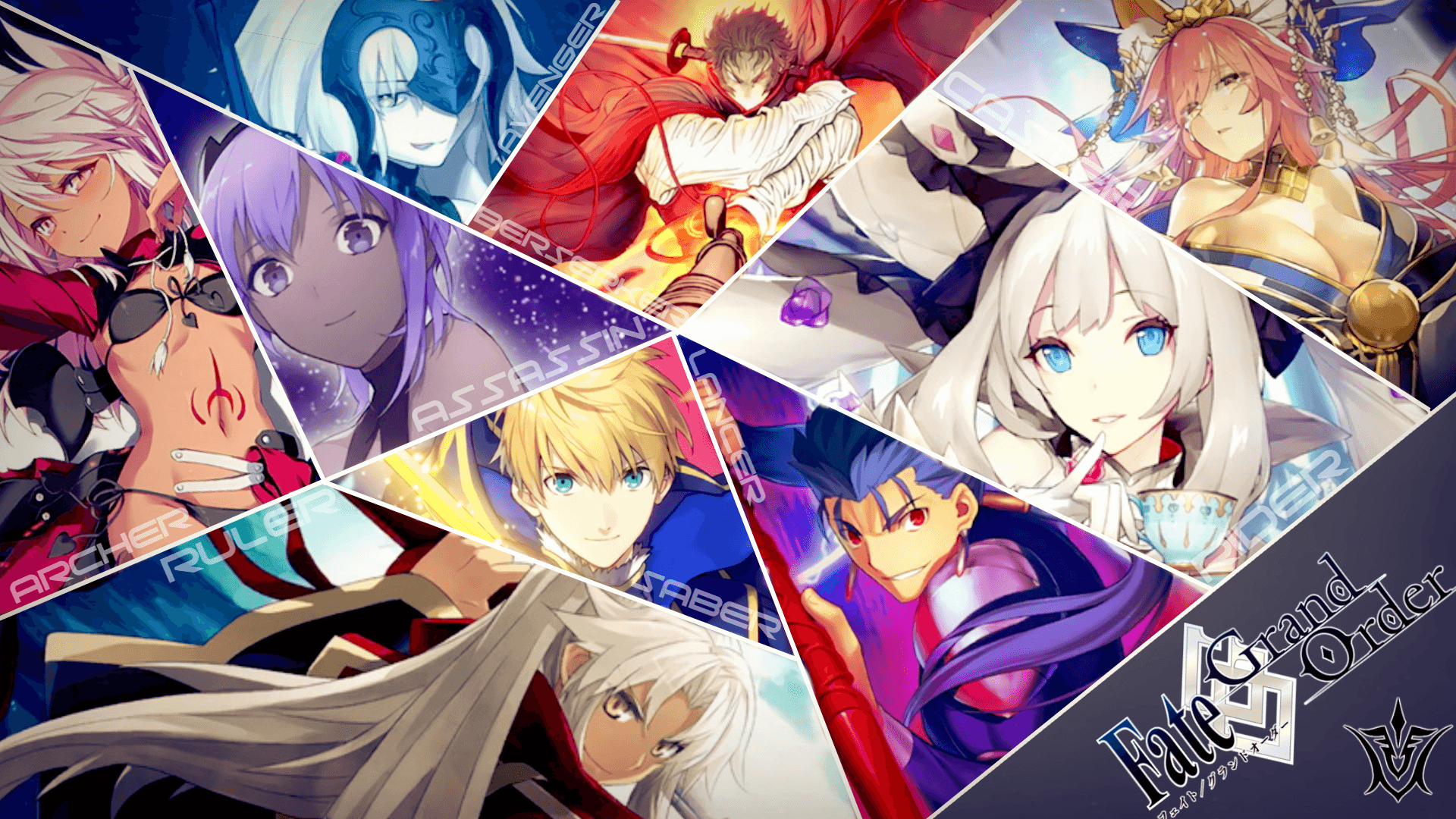 A Fate Grand Order Wallpaper I Made Using Paint.net And Fotor