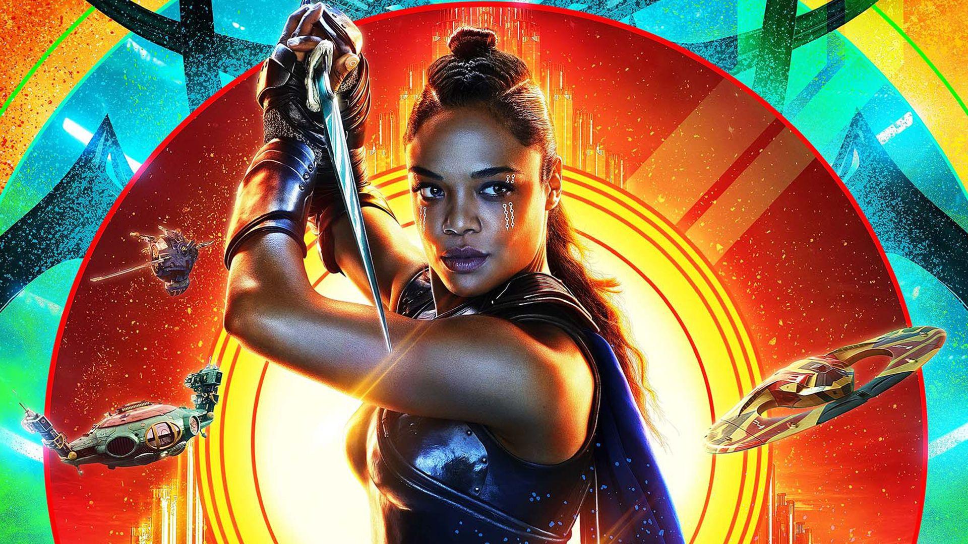 Download Tessa Thompson As Valkyrie In Thor 7680x4320 Resolution