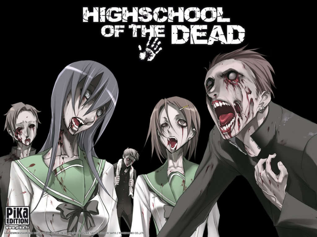 Future Mangakas image Highschool of the dead wallpaper HD wallpaper