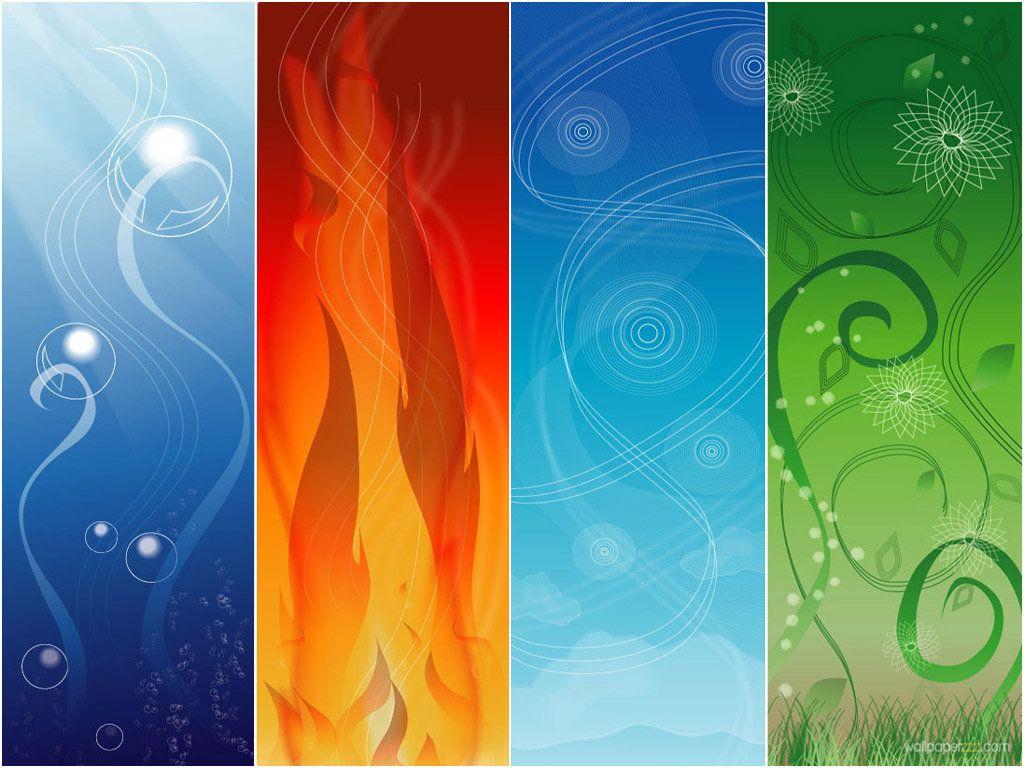 Cool elements ideas. elemental magic, earth air fire water, fantasy art