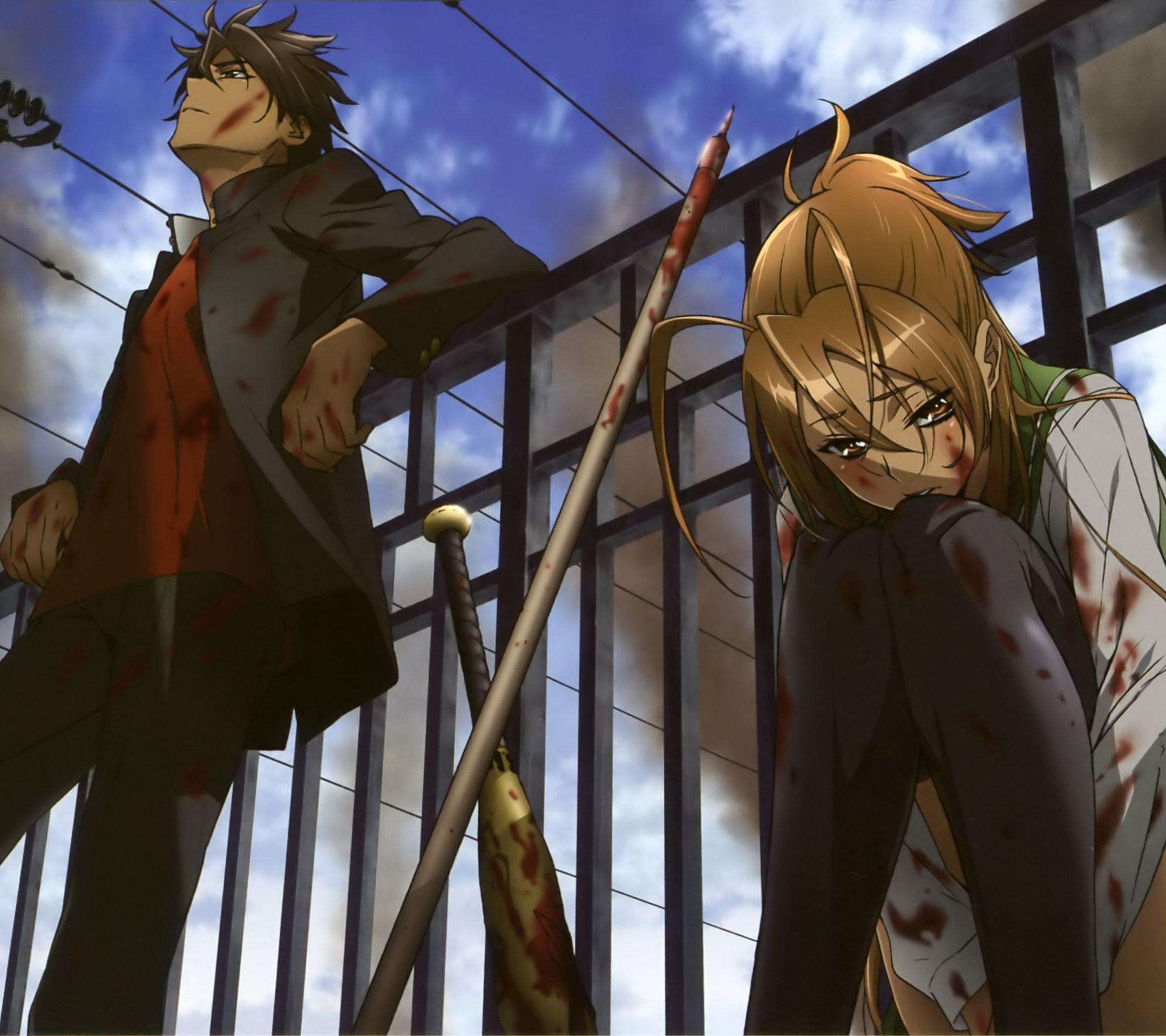 highschool of the dead wallpaper hd