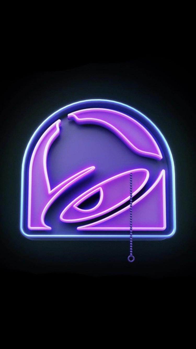 Taco Bell iPhone wallpaper posted from their Instagram