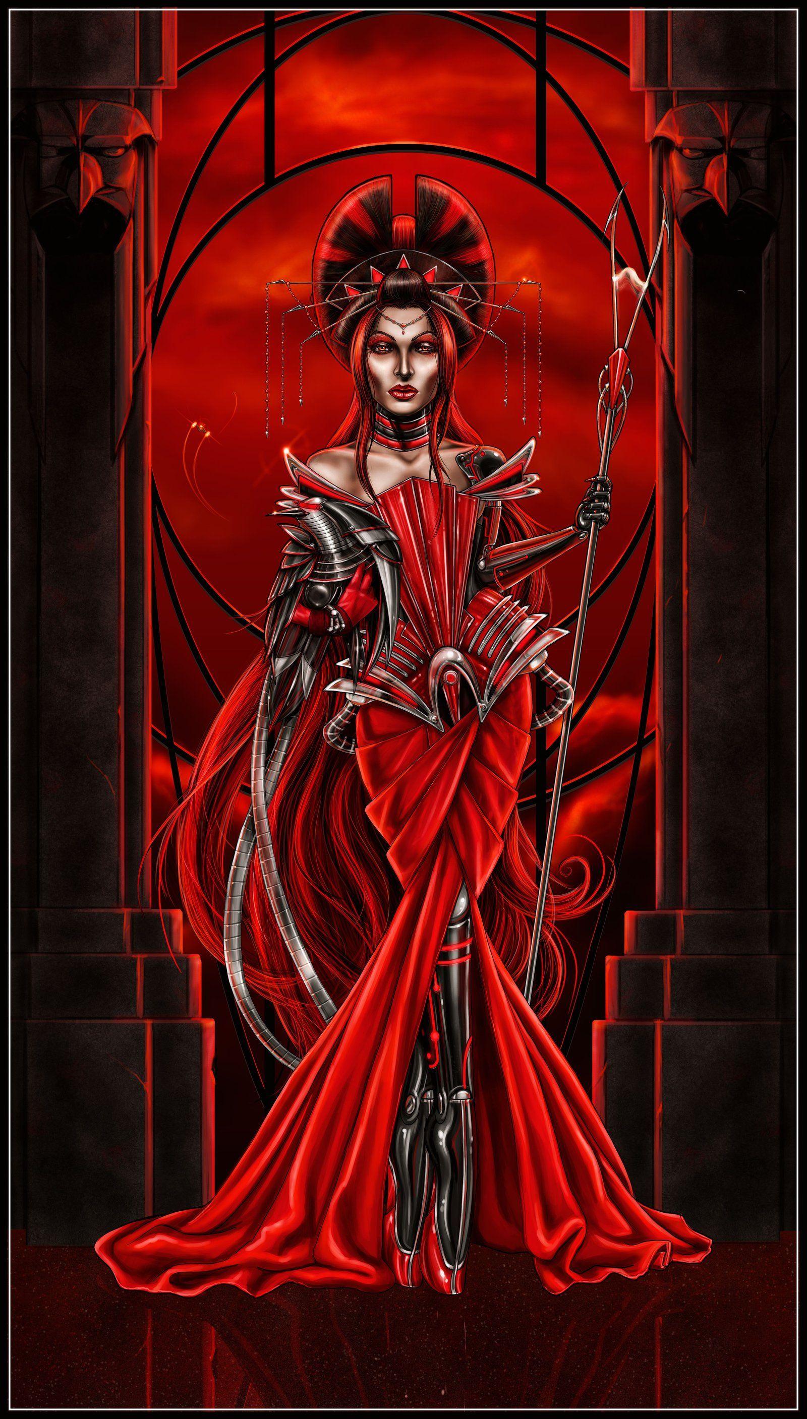 image of Red Queen Digital Wallpaper - #FAN
