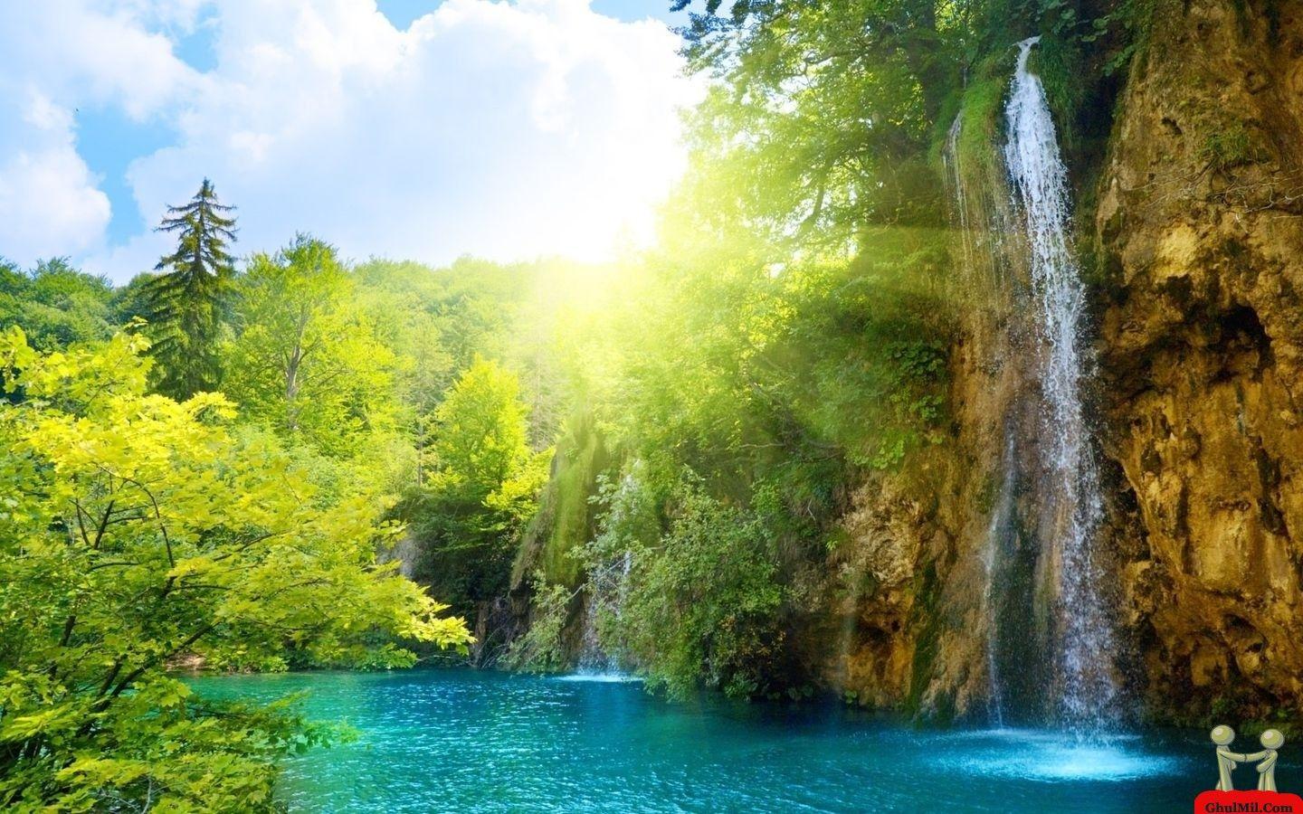 beautiful waterfall. Awesome Beautiful Waterfalls Desktops Laptops