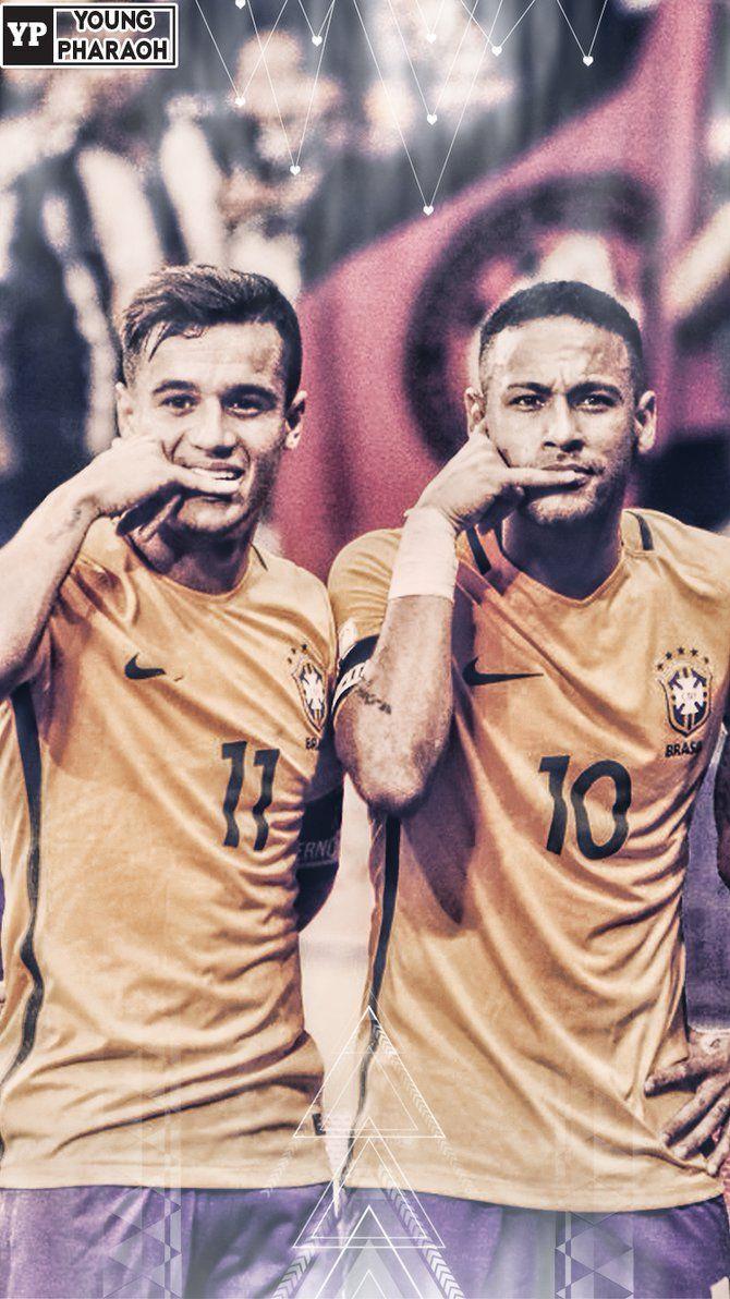 Coutinho And Neymar Phone Wallpaper By Young Pharaoh 95