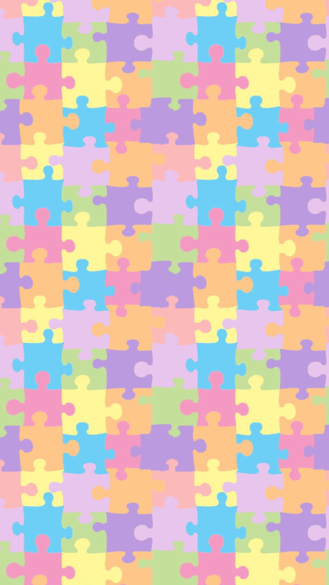 patterns.quenalbertini: Puzzle Wallpaper iphone 6 Plus. Pink