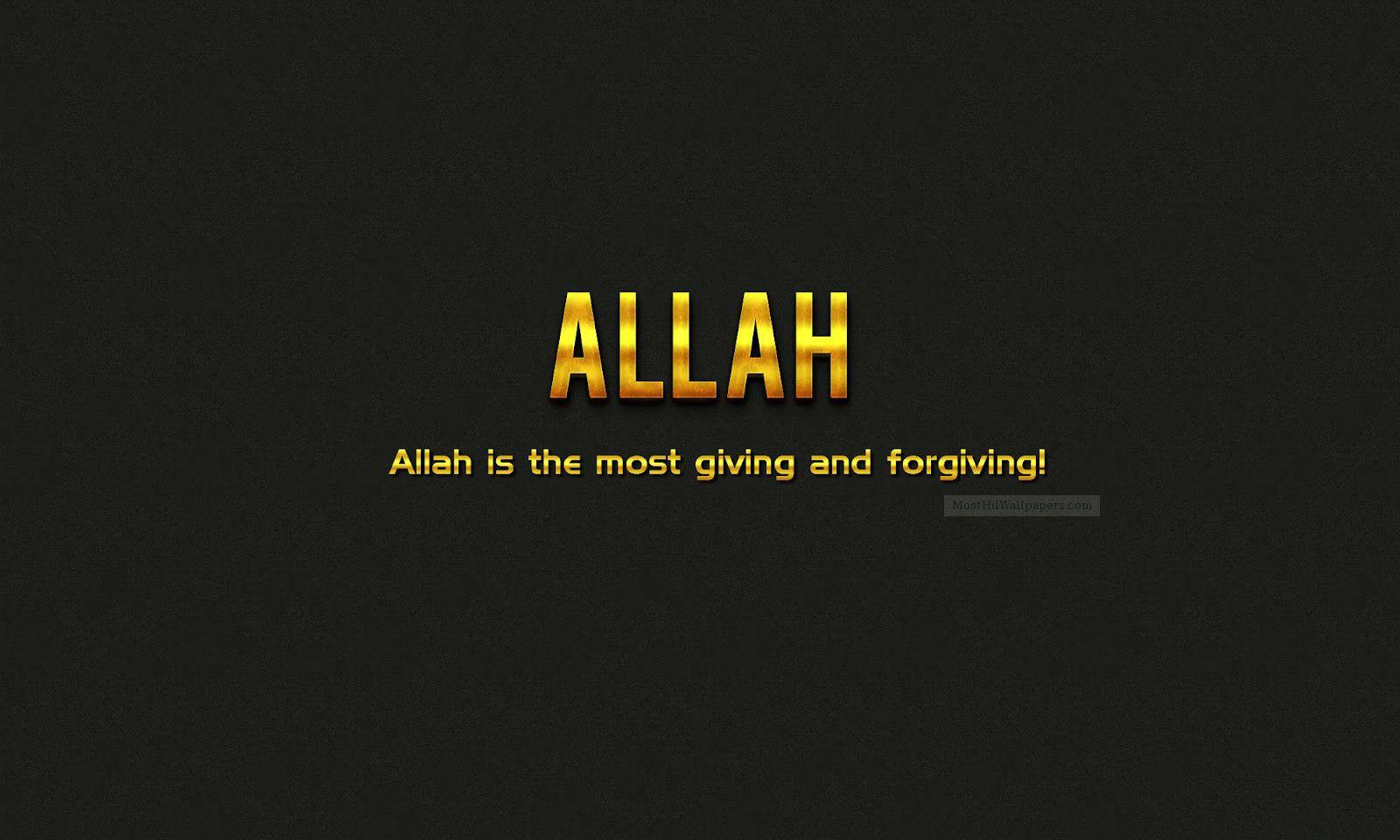 Allah is Forgiving