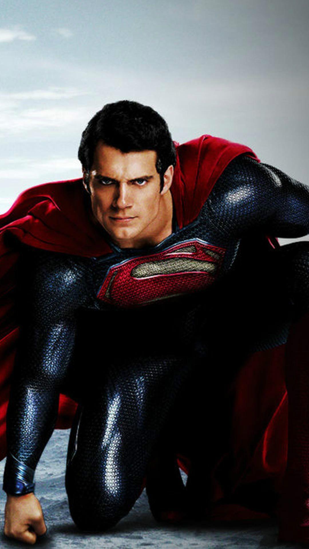 Man Of Steel Superman Henry Cavill iPhone 8 Wallpaper. Superman