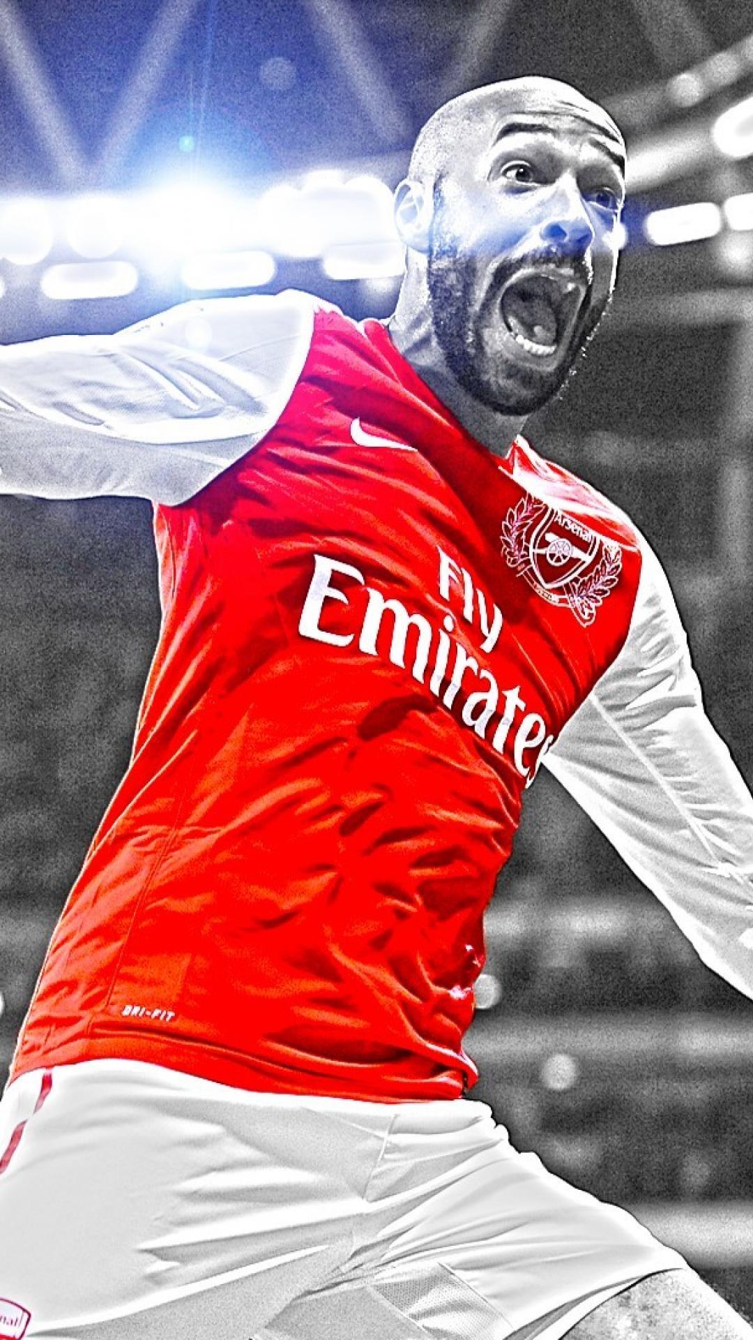 Selective coloring premier league cutout thierry henry wallpaper