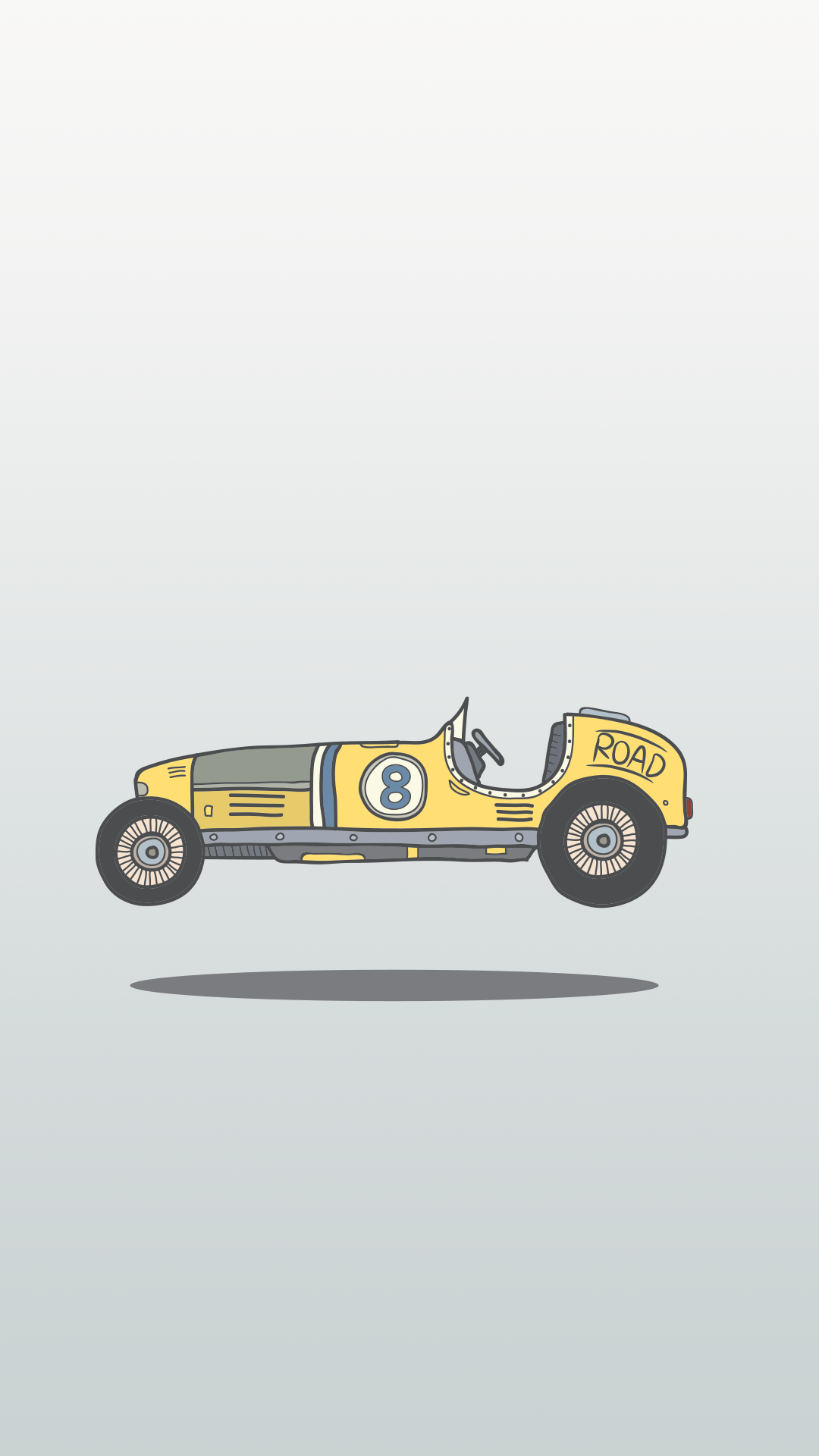 Minimal iPhone wallpaper ❤ vintage race car. iPhone