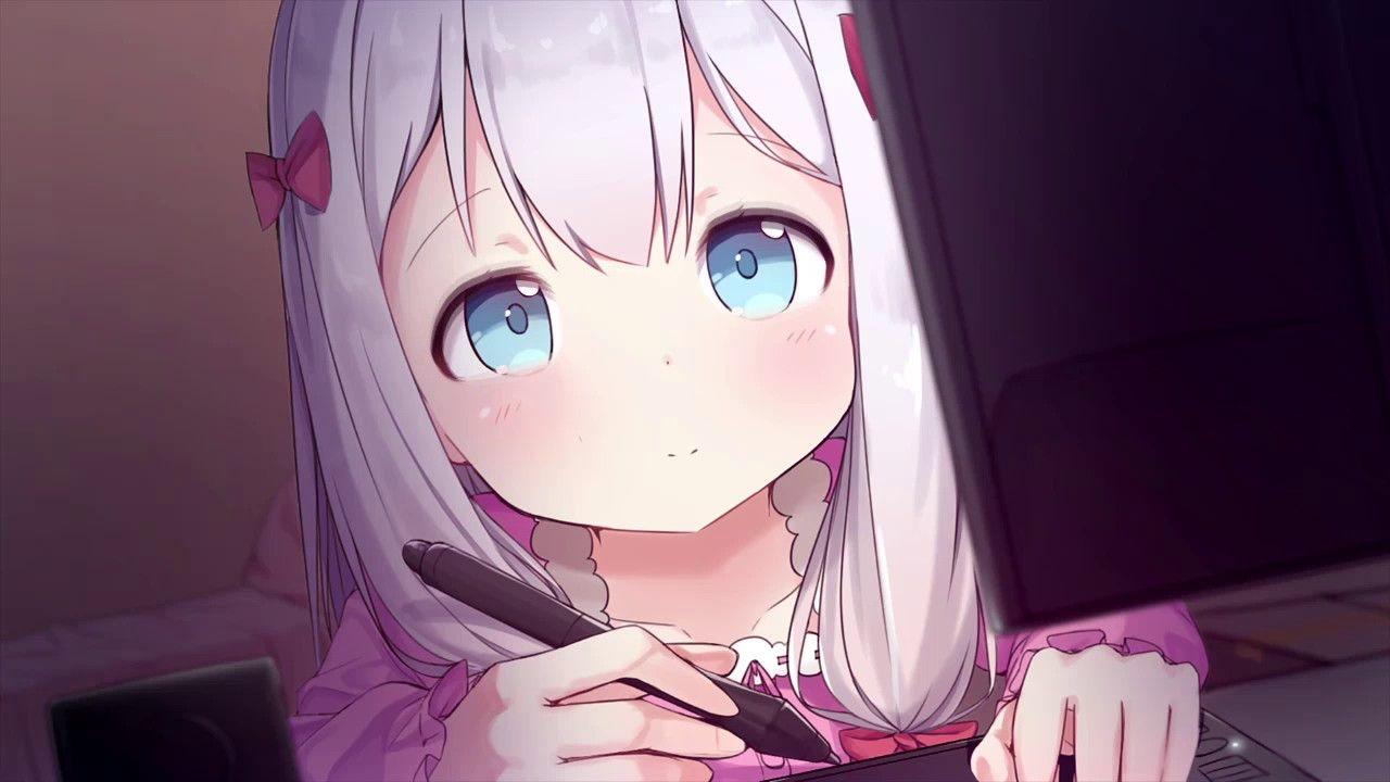 Animated Wallpaper Cute Anime Girl