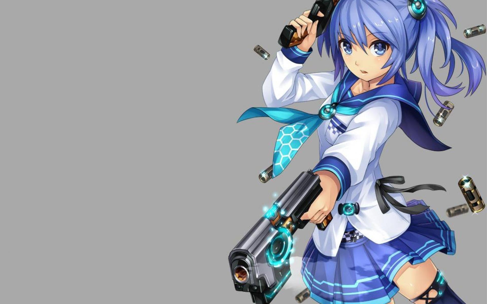 anime girls with guns wallpapers Group with 58 items