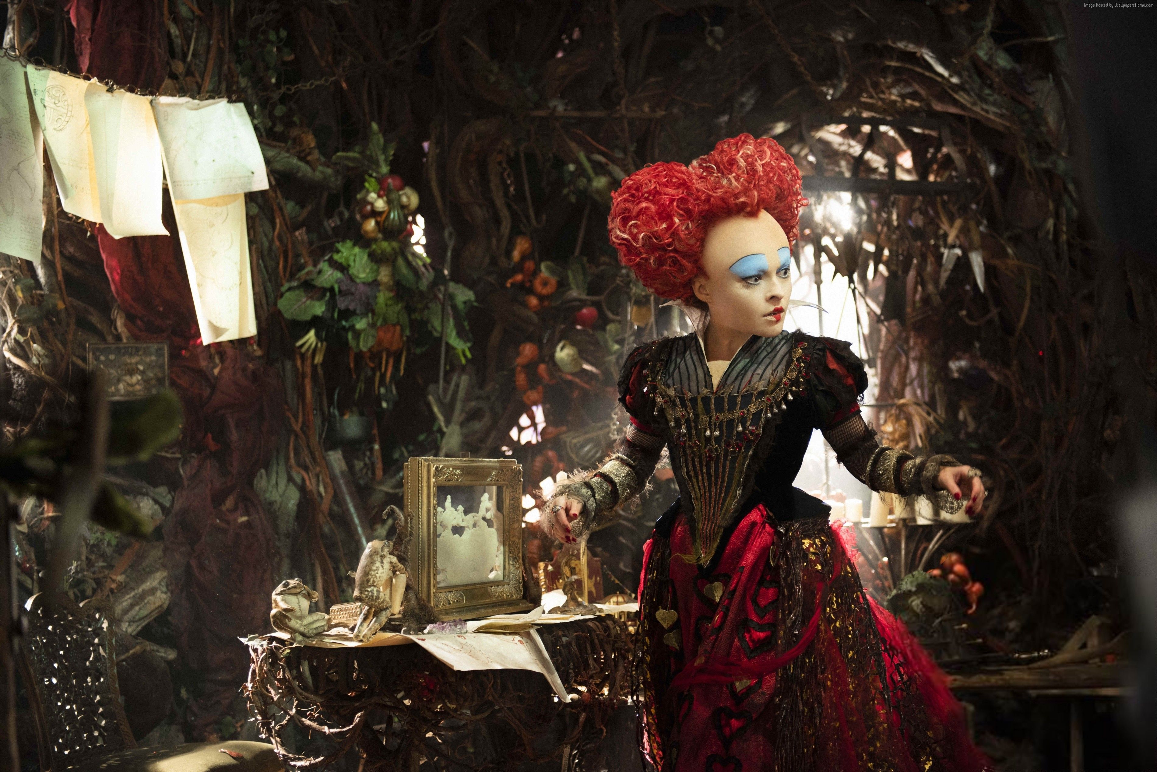 Wallpaper Aliceking Glass, Helena Bonham Carter