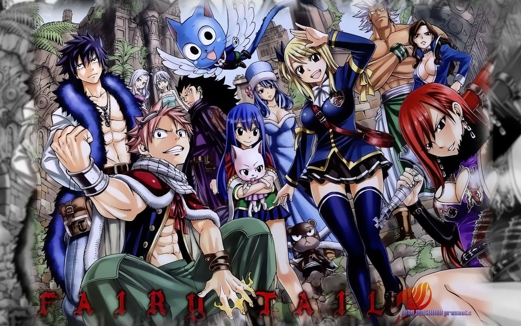 Download Fairy Tail Anime Wallpaper 1680x1050. Download Wallpaper