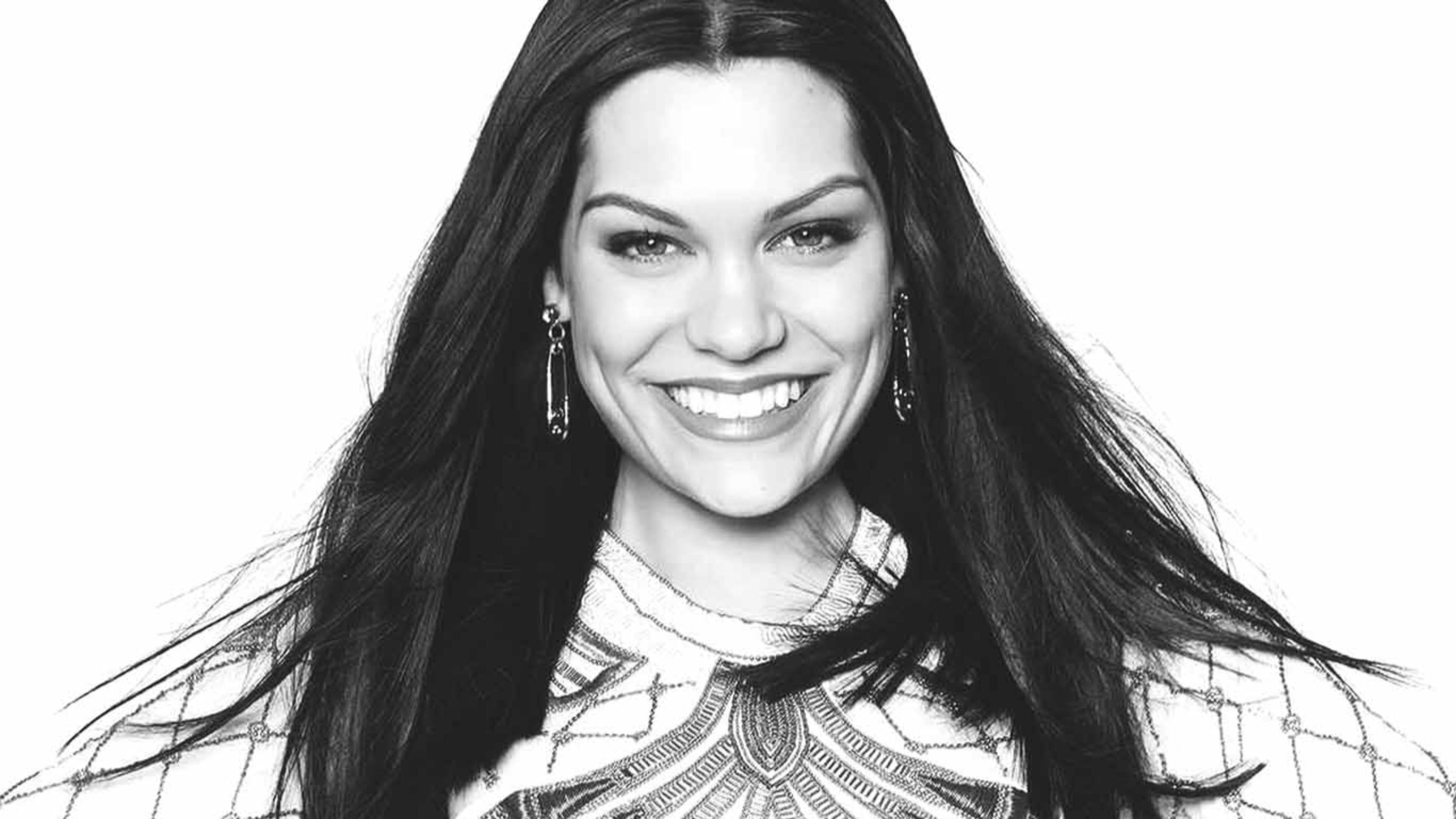 Black and White 4K Jessie J Wallpaper. Free 4K Wallpaper