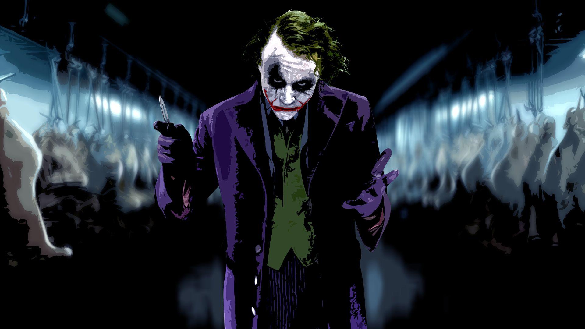The Joker, Heath Ledger Wallpaper / WallpaperJam.com