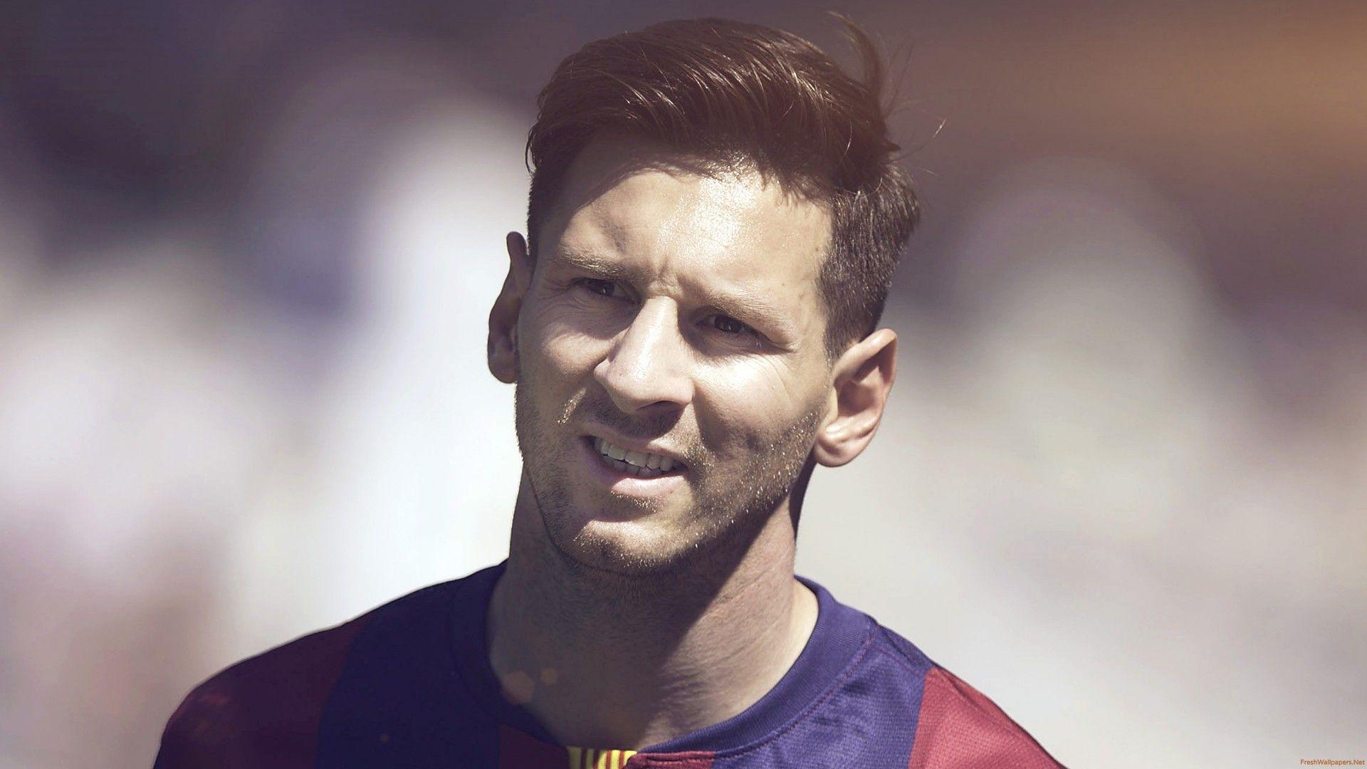 Lionel Messi 2015 Barca Hair Style 4K wallpaper